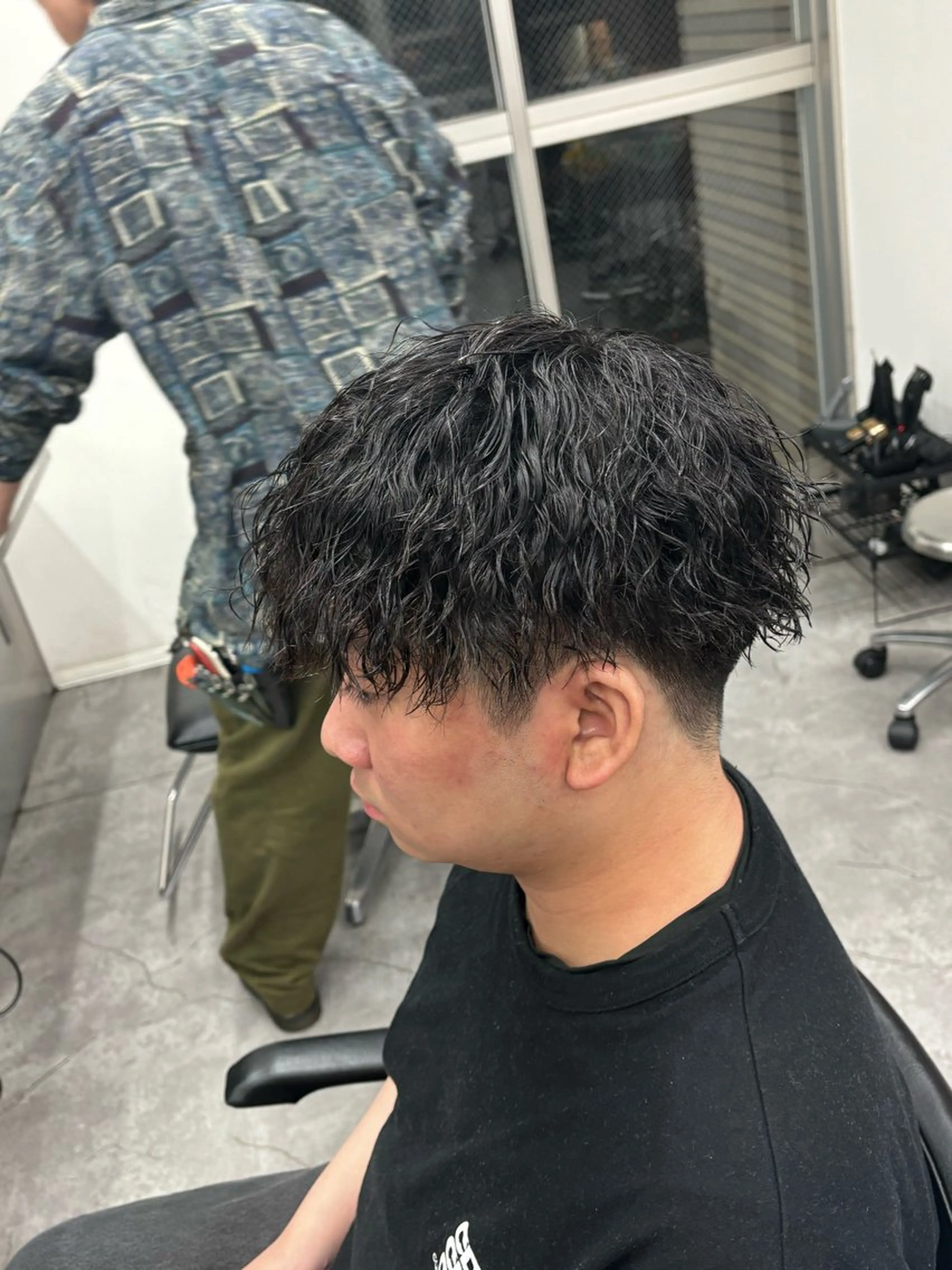 ショート パーマ メンズ カット パーマ ヘアセット お悩み解消✨/ メンズパーマ✨/直樹のヘアスタイル