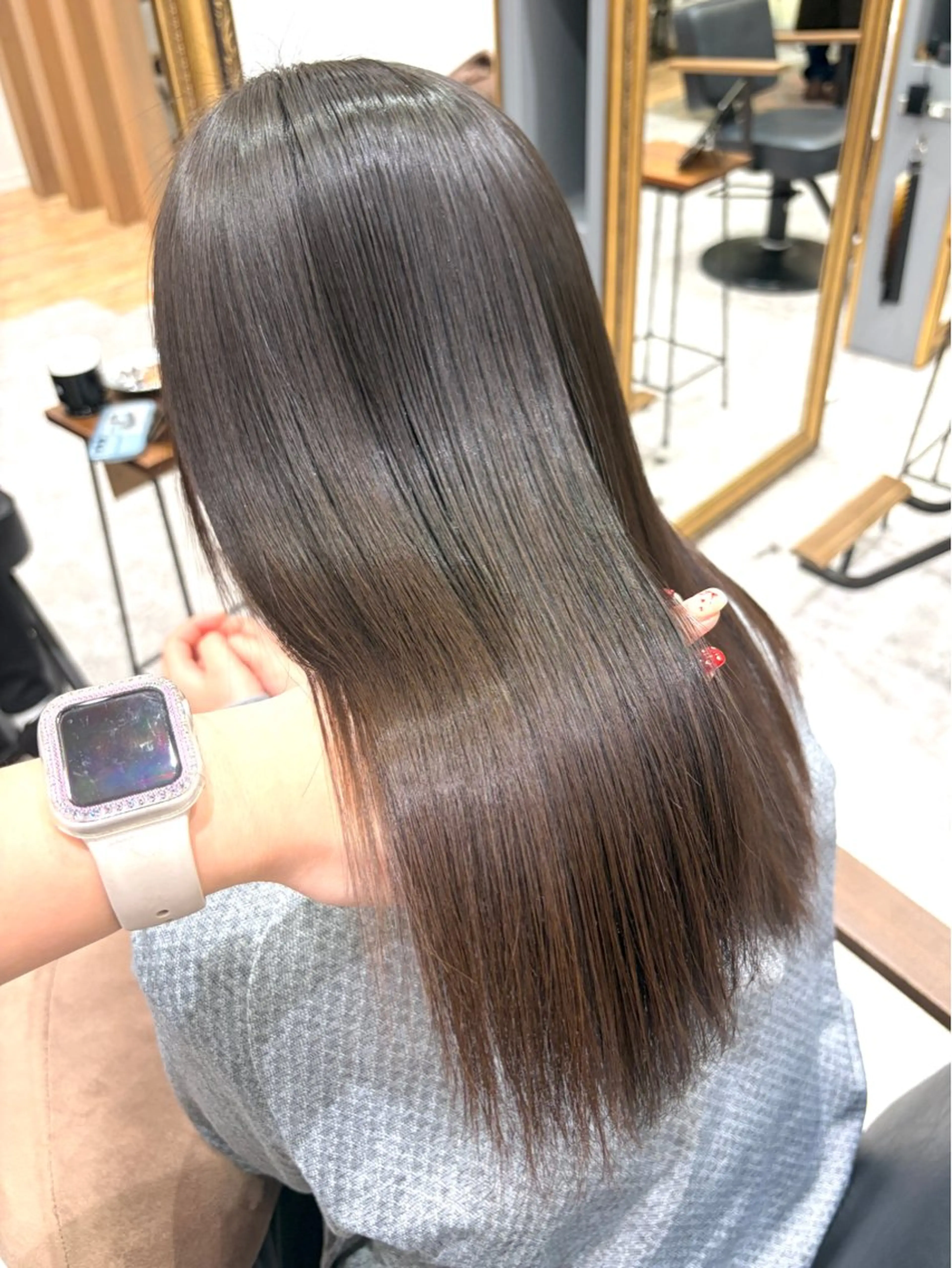 セミロング 髪質改善 縮毛矯正 酸性ストレート 縮毛矯正 🕊髪質改善 ストレート🕊まいのヘアスタイル