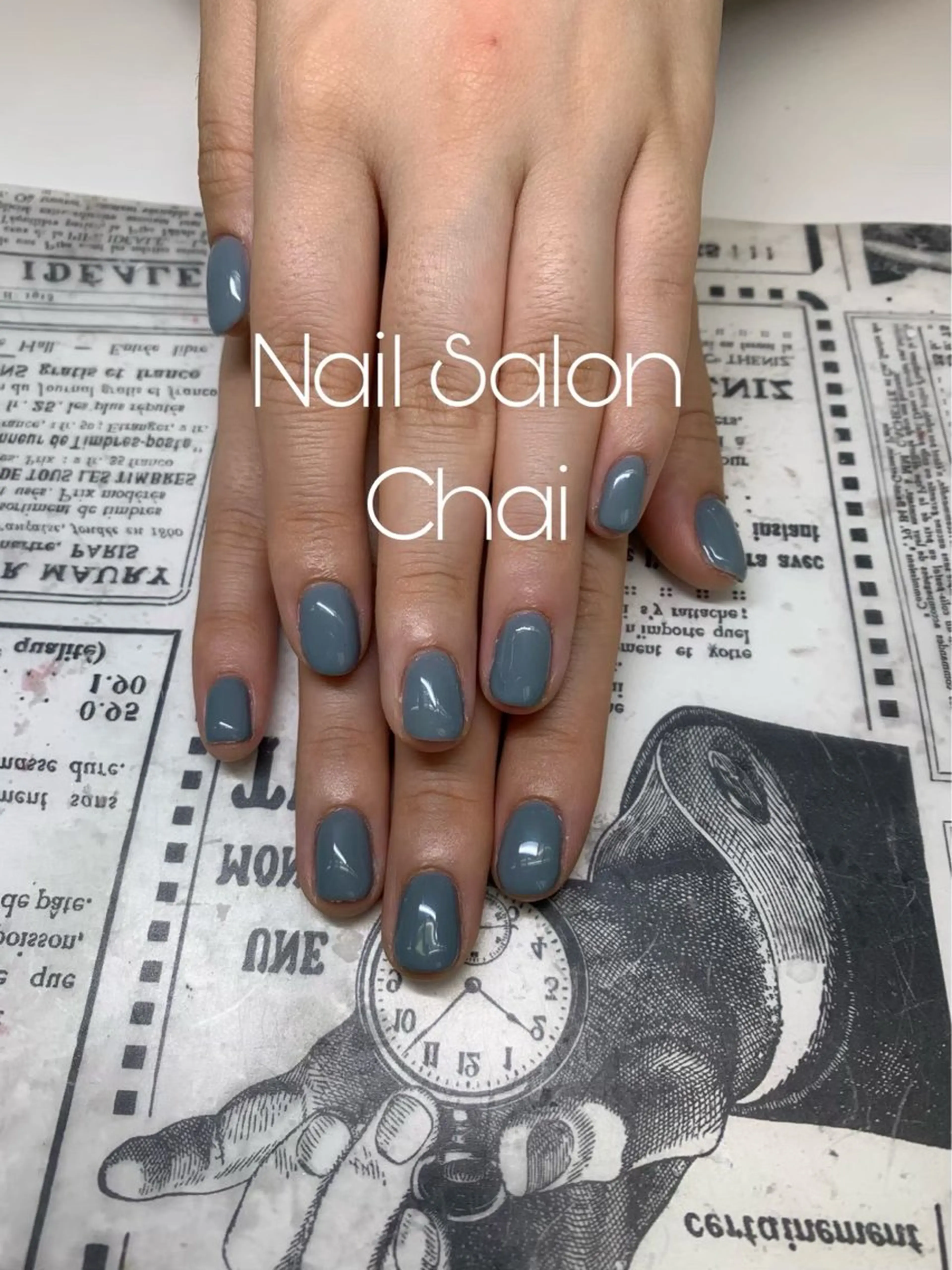 ネイル ジェルネイル ワンカラーネイル ショートネイル chai 上本町 sakuraのネイルデザイン