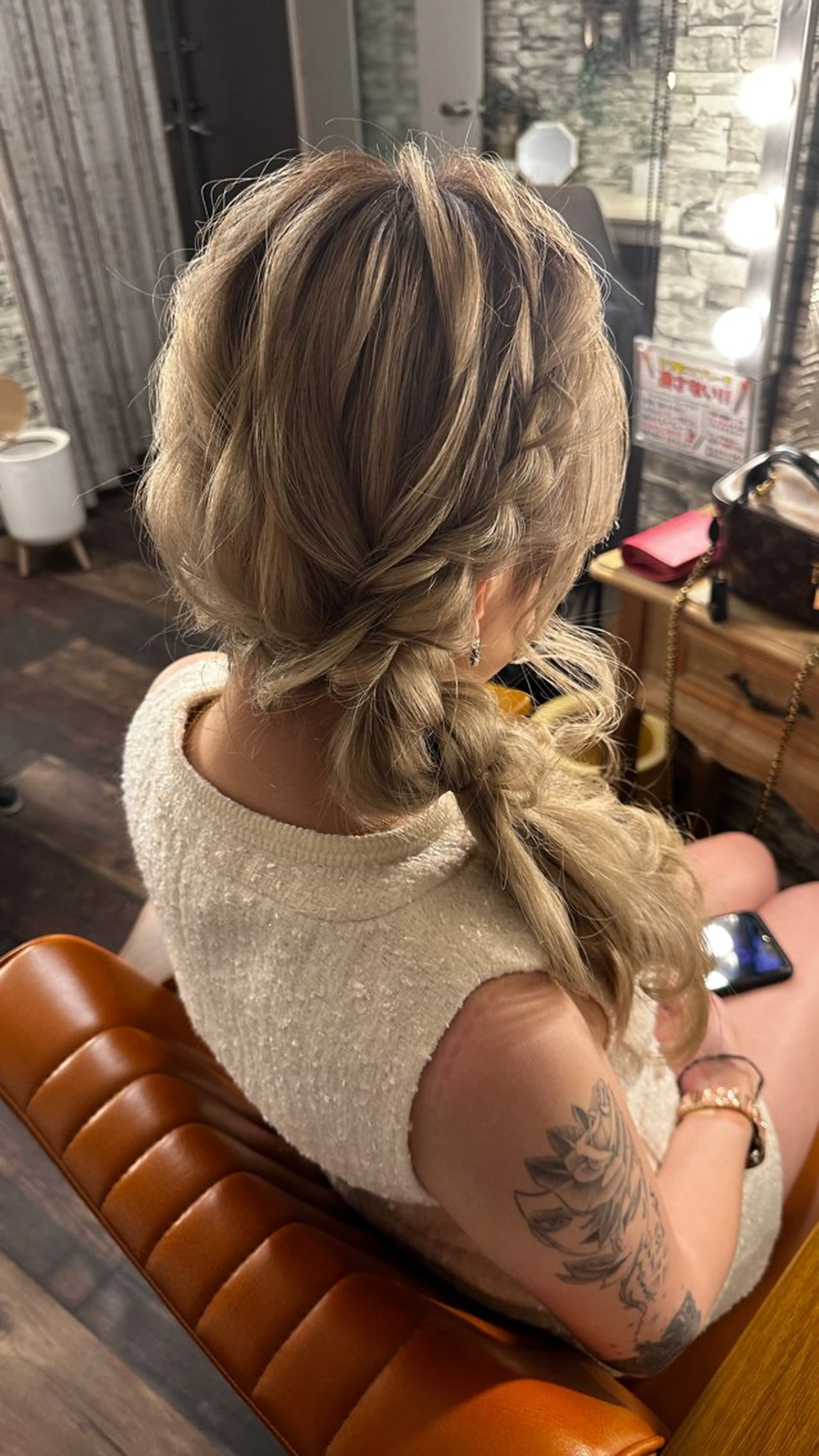 セミロング ヘアアレンジ hair make  Lucciのヘアスタイル