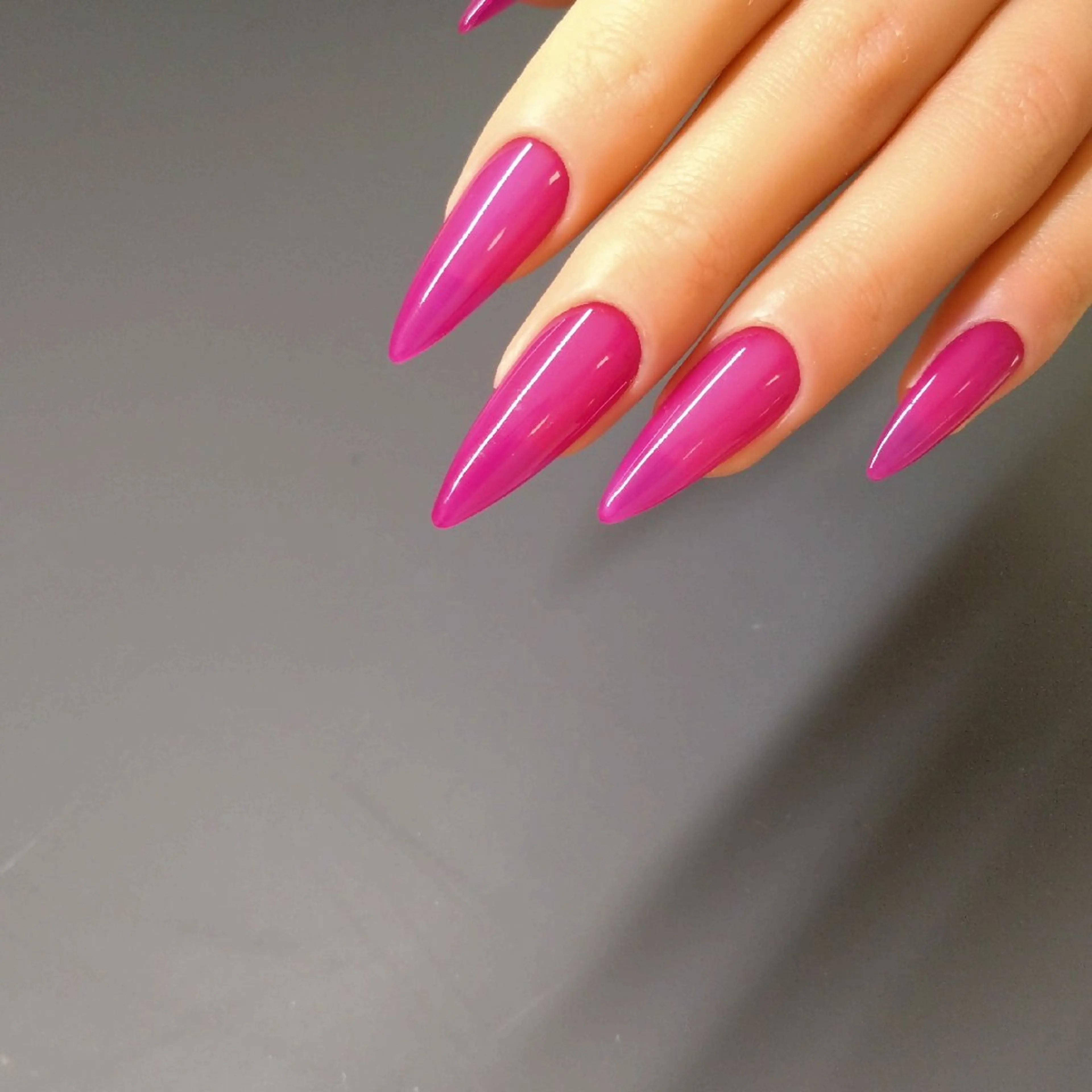 ネイル ワンカラーネイル スカルプネイル 大島 七海のネイルデザイン