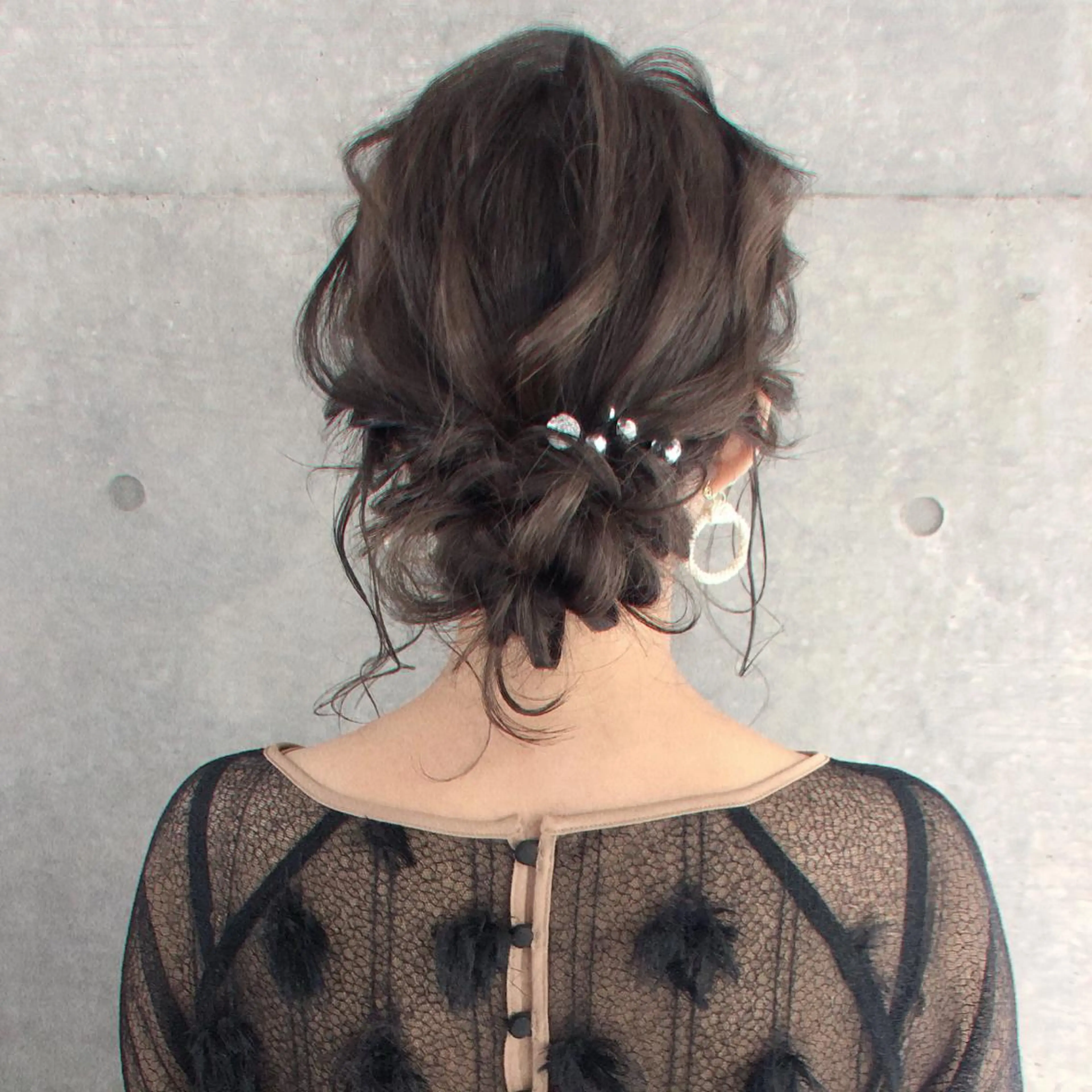 ミディアム ヘアアレンジ GrandStory SHIBUYA所属・卒業式お呼ばれ🕊️ ヘアセット✴︎ミキのヘアスタイル