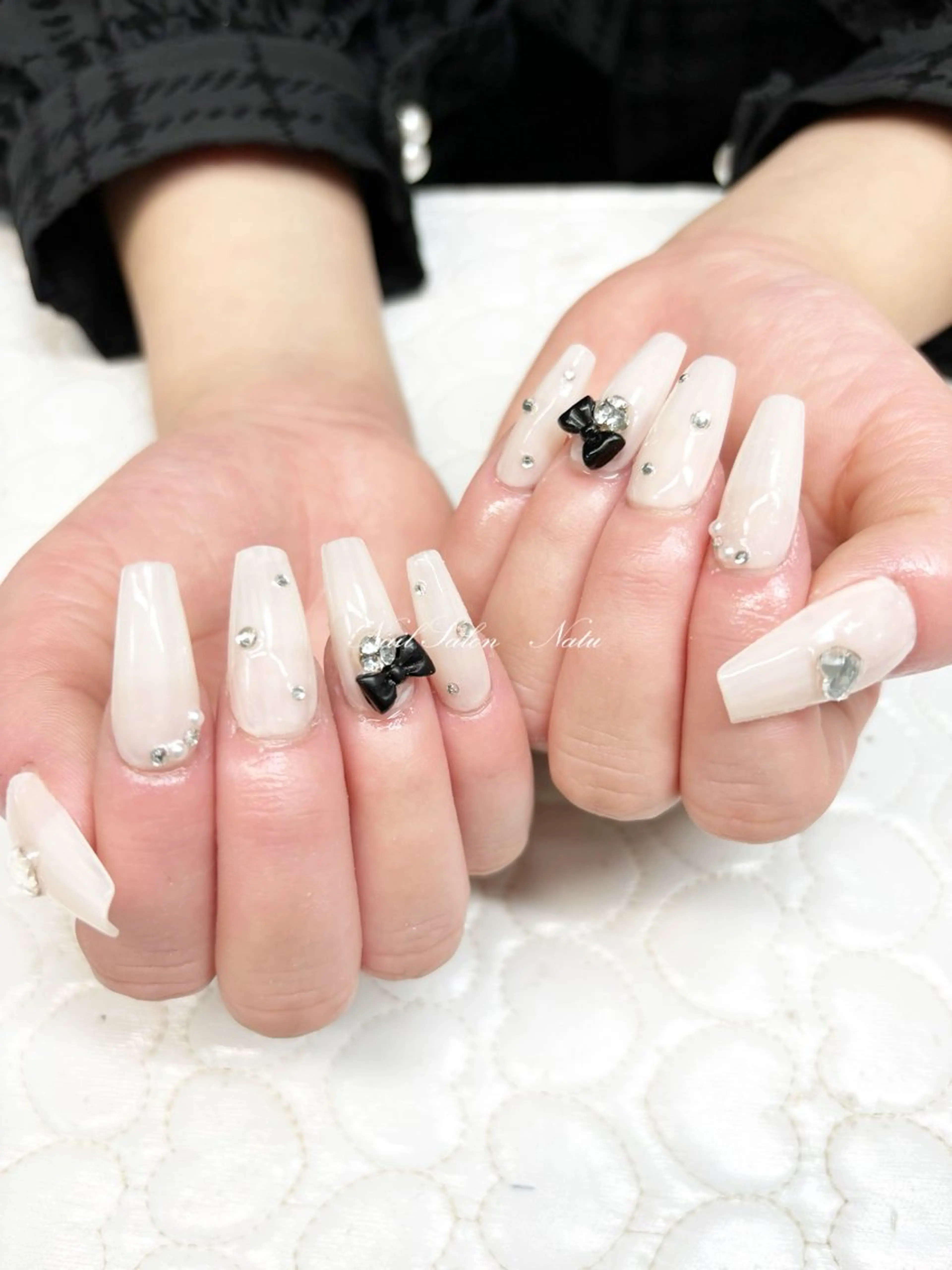 ネイル 長さ出し nailsalon　 Natuのネイルデザイン