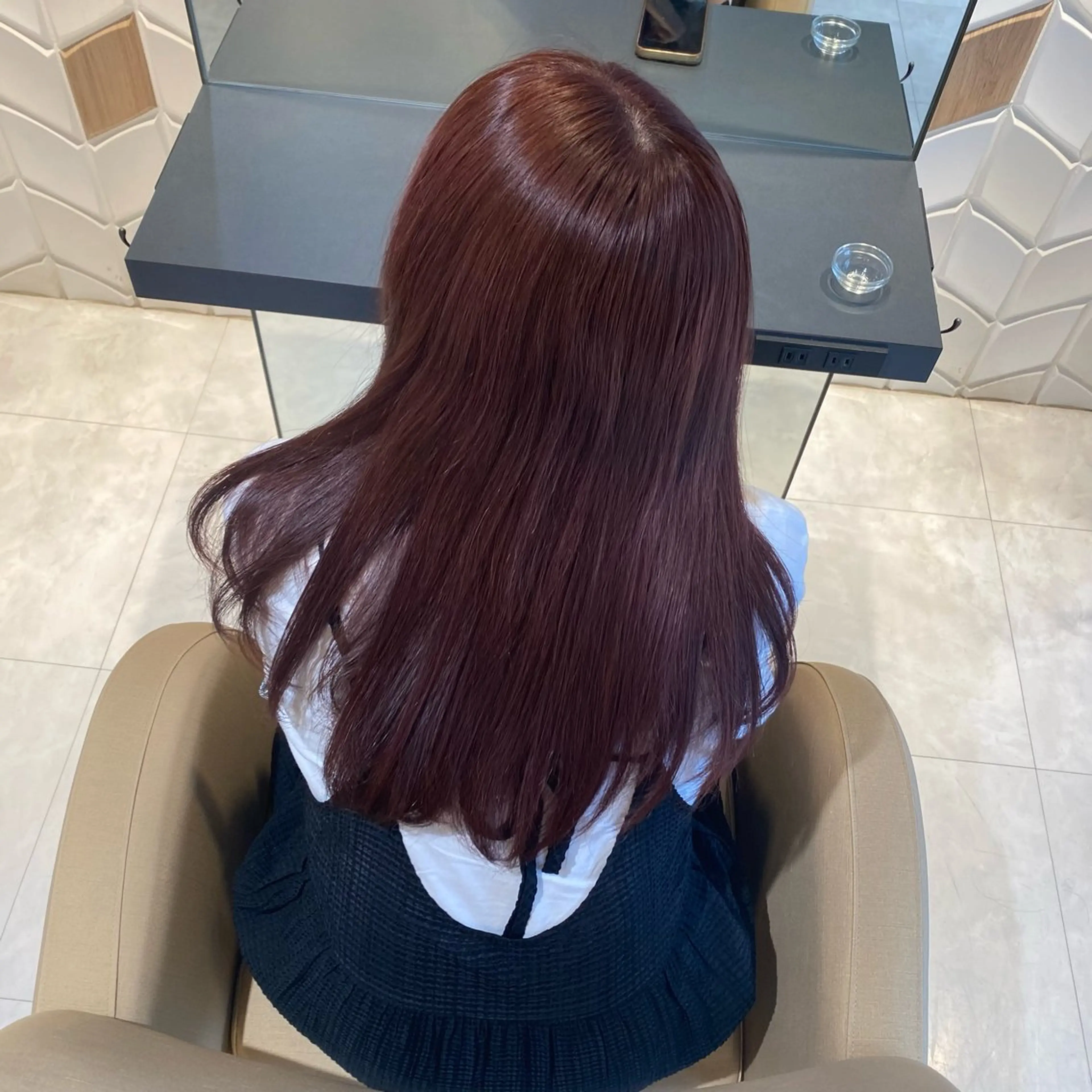 ロング カラー カラー募集中 広井優菜のヘアスタイル