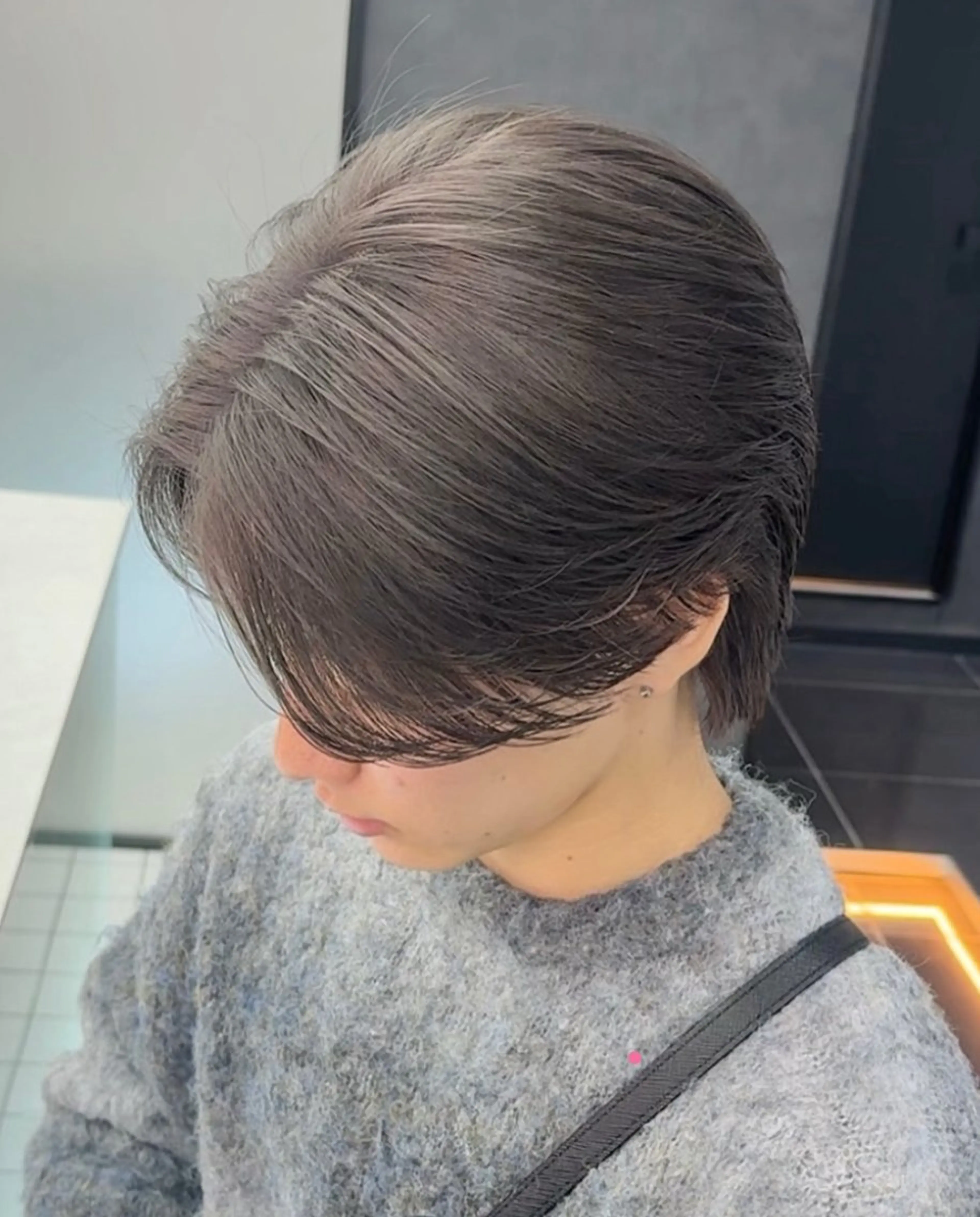 カラー メンズ メンズブリーチ アッシュ アッシュブラウン ブリーチ ブラウンカラー GOTODAY シェアサロン所属・メンズウルフ🐺/ ブリーチ/MOMOのヘアスタイル