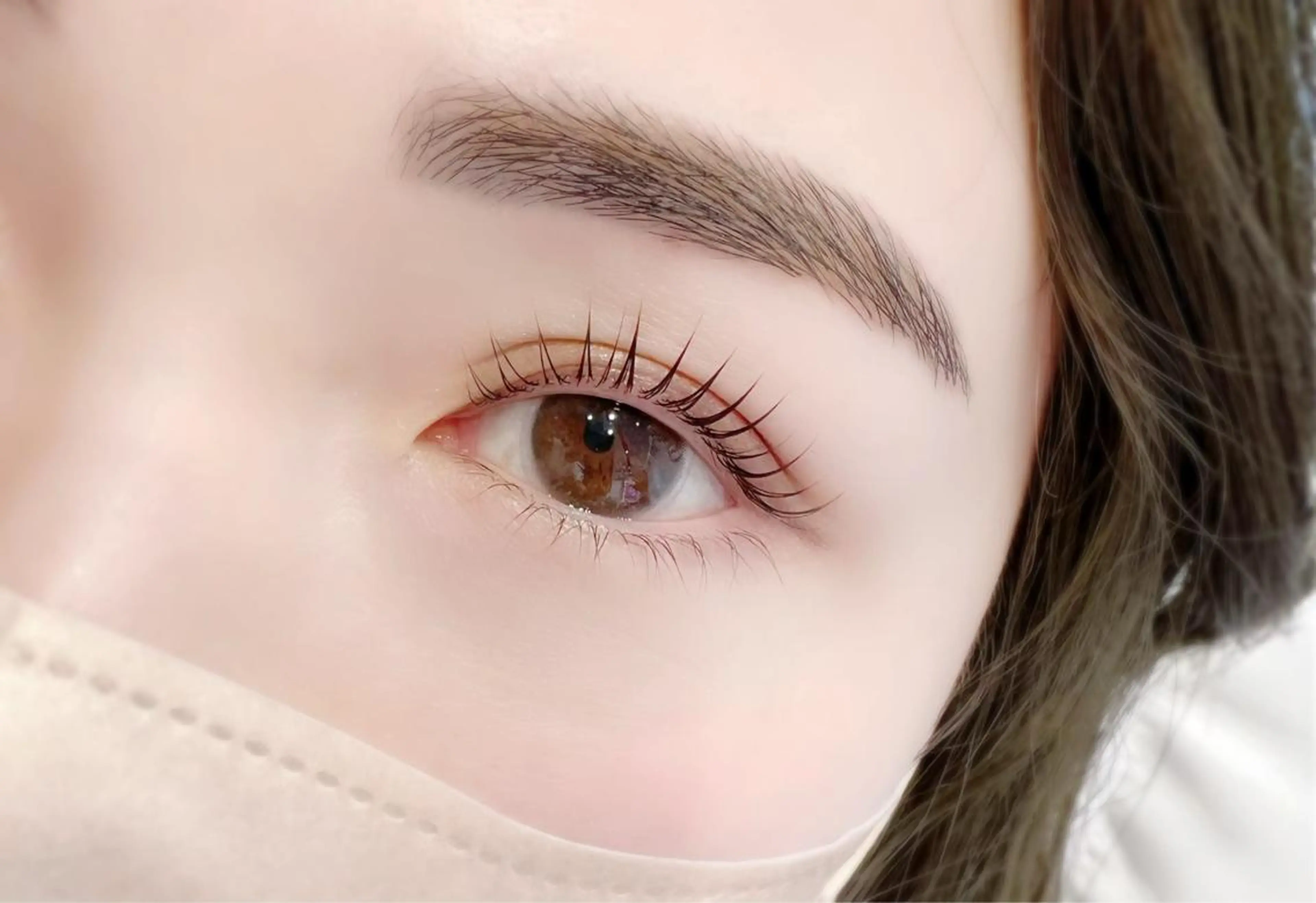 マツエク・マツパ パリジェンヌラッシュリフト 一重×まつ毛パーマ THLEE eyelashの眉毛・アイブロウイメージ