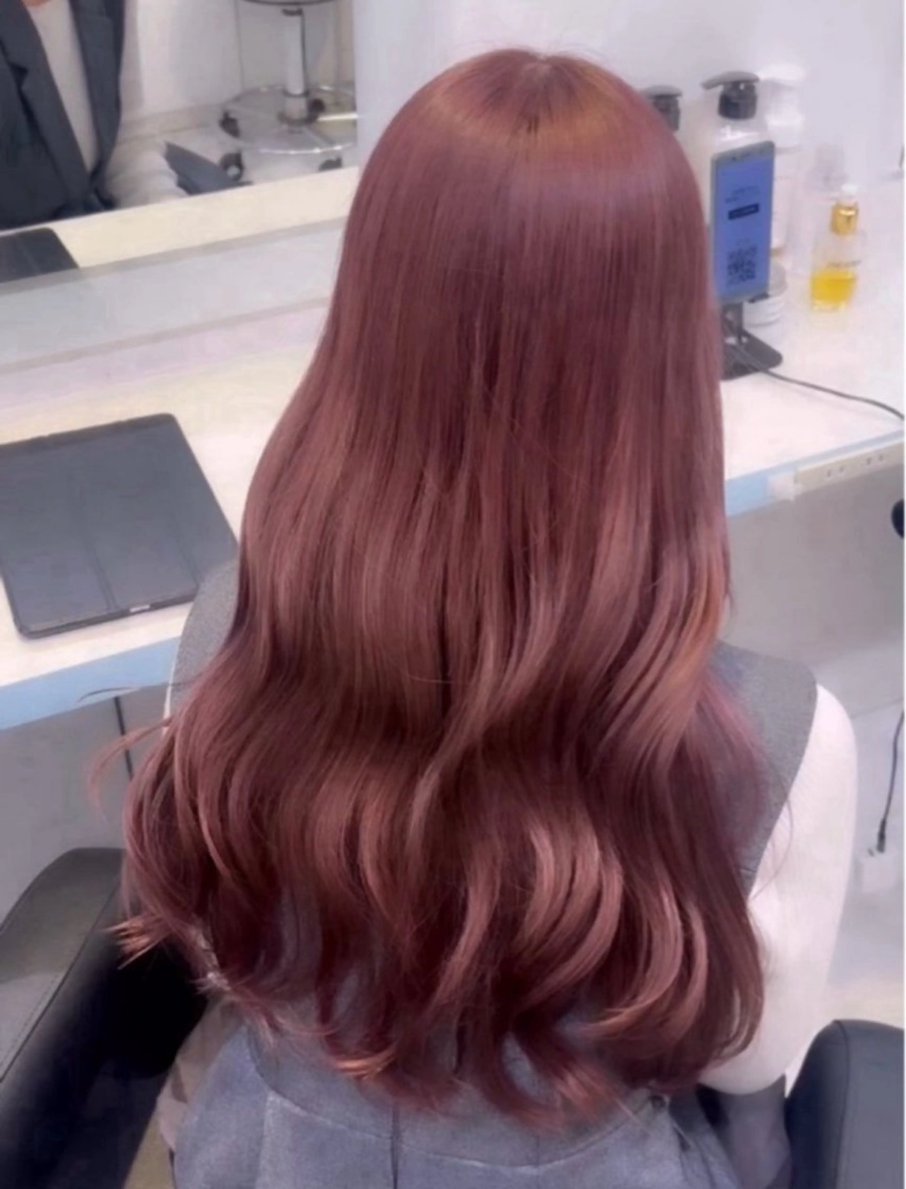 ロング カラー ヘアカラー トリートメント 🎀愛されピンク ラベンダー💜ゆいのヘアスタイル