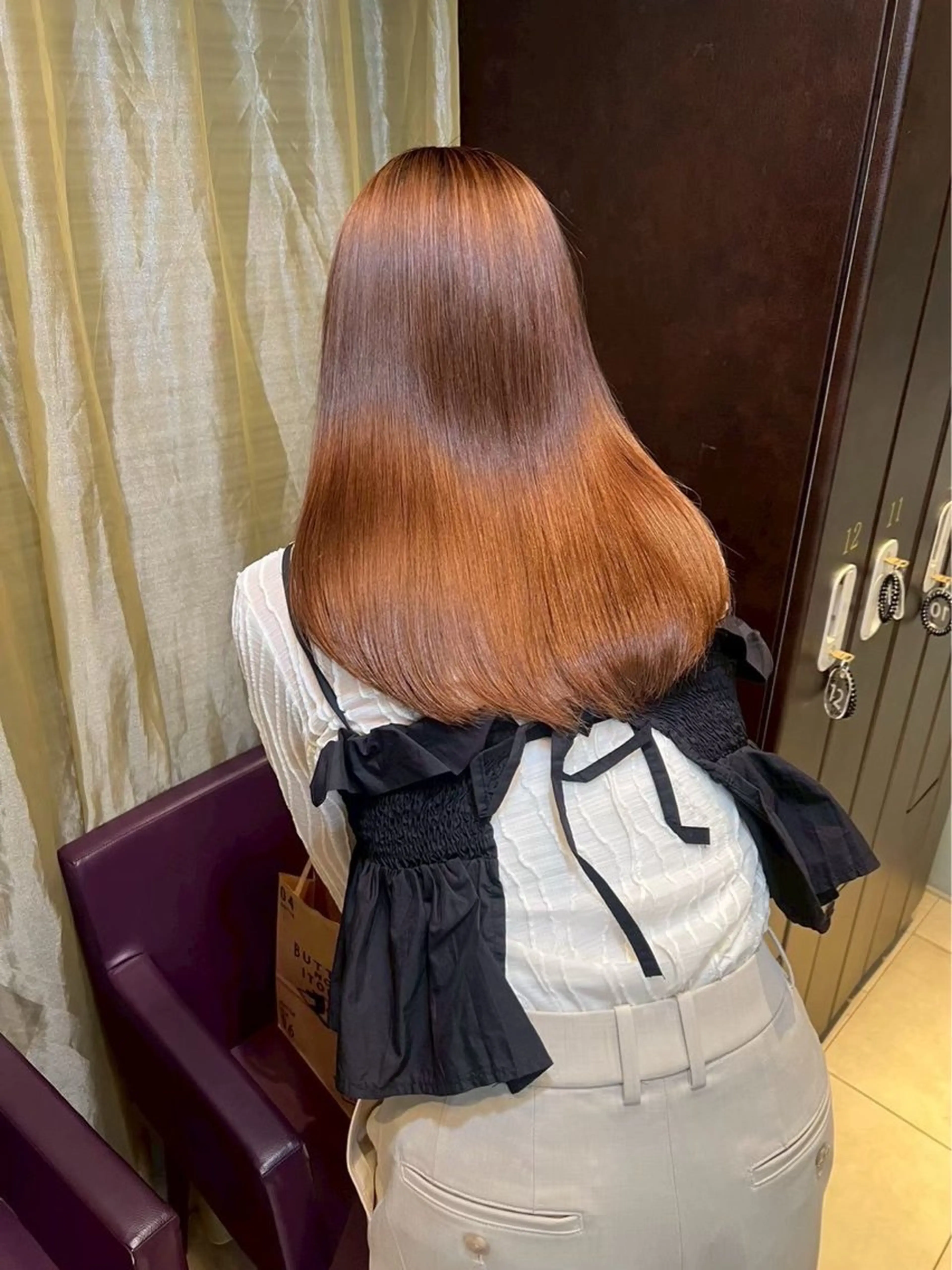 ロング カラー カット ヘアカラー 松本 仁美のヘアスタイル