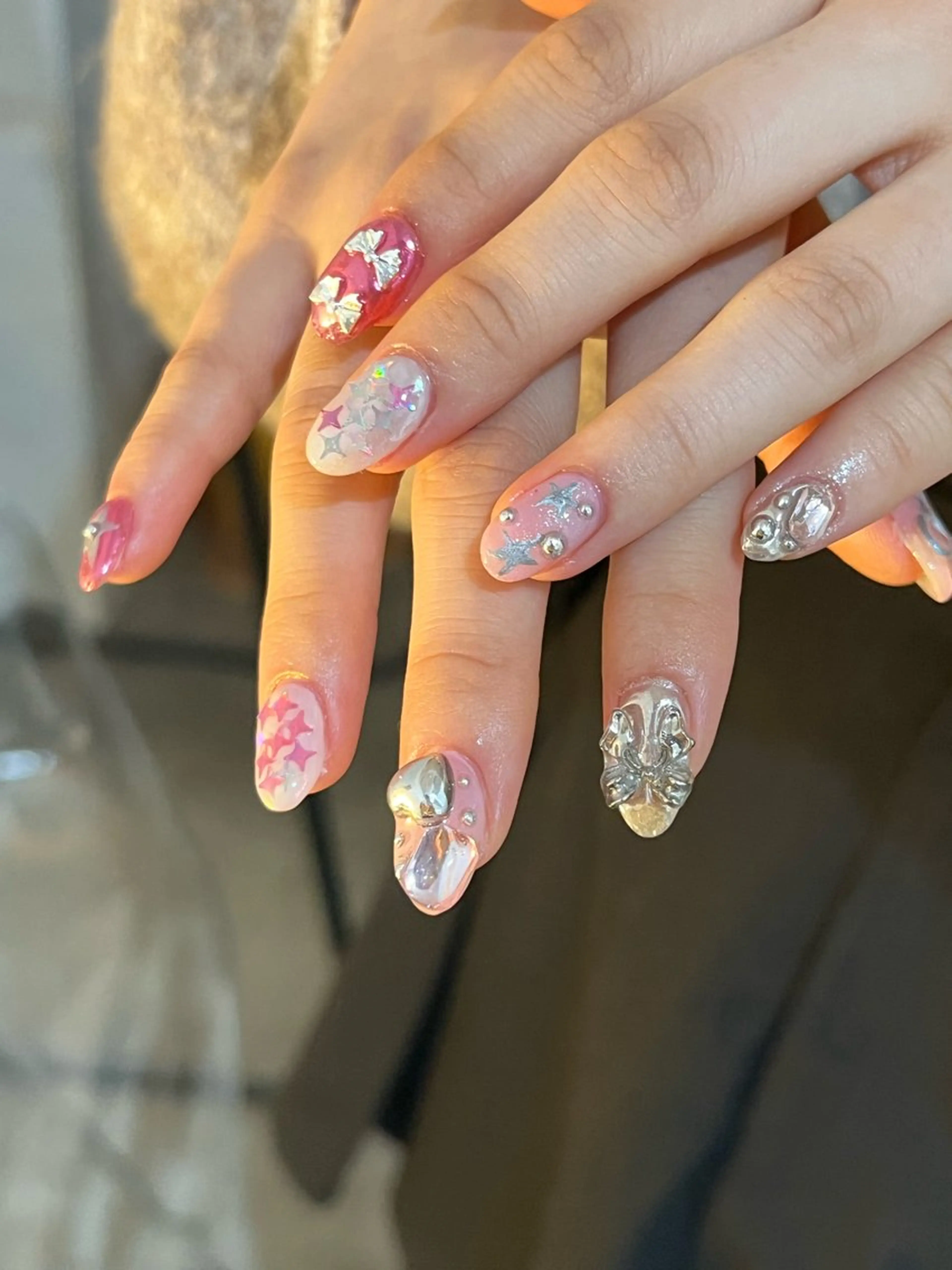 ネイル 個性派／中韓ネイル SAKURAのネイルデザイン