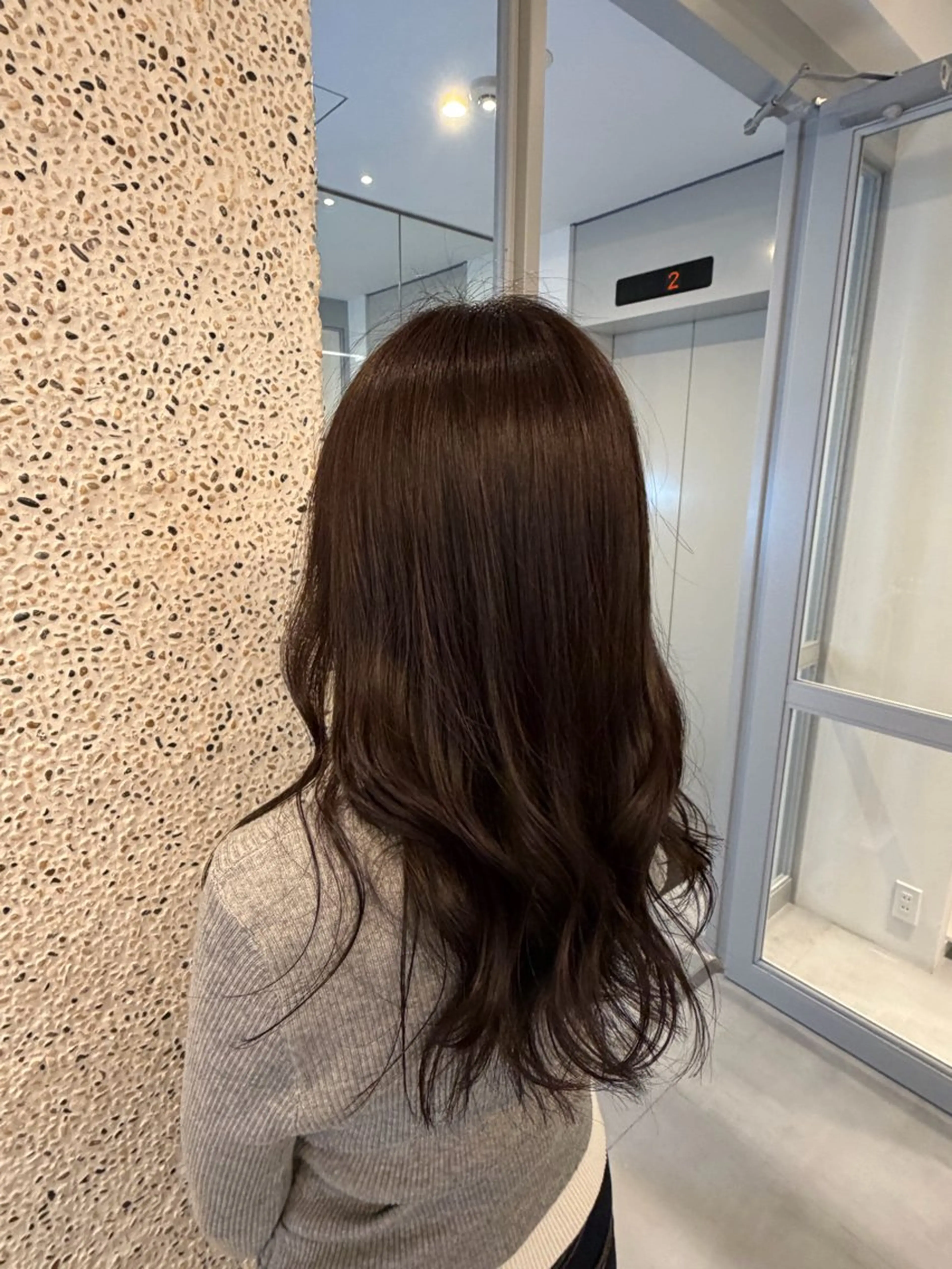 ロング カット ヘアカラー トリートメント 村田 未来のヘアスタイル