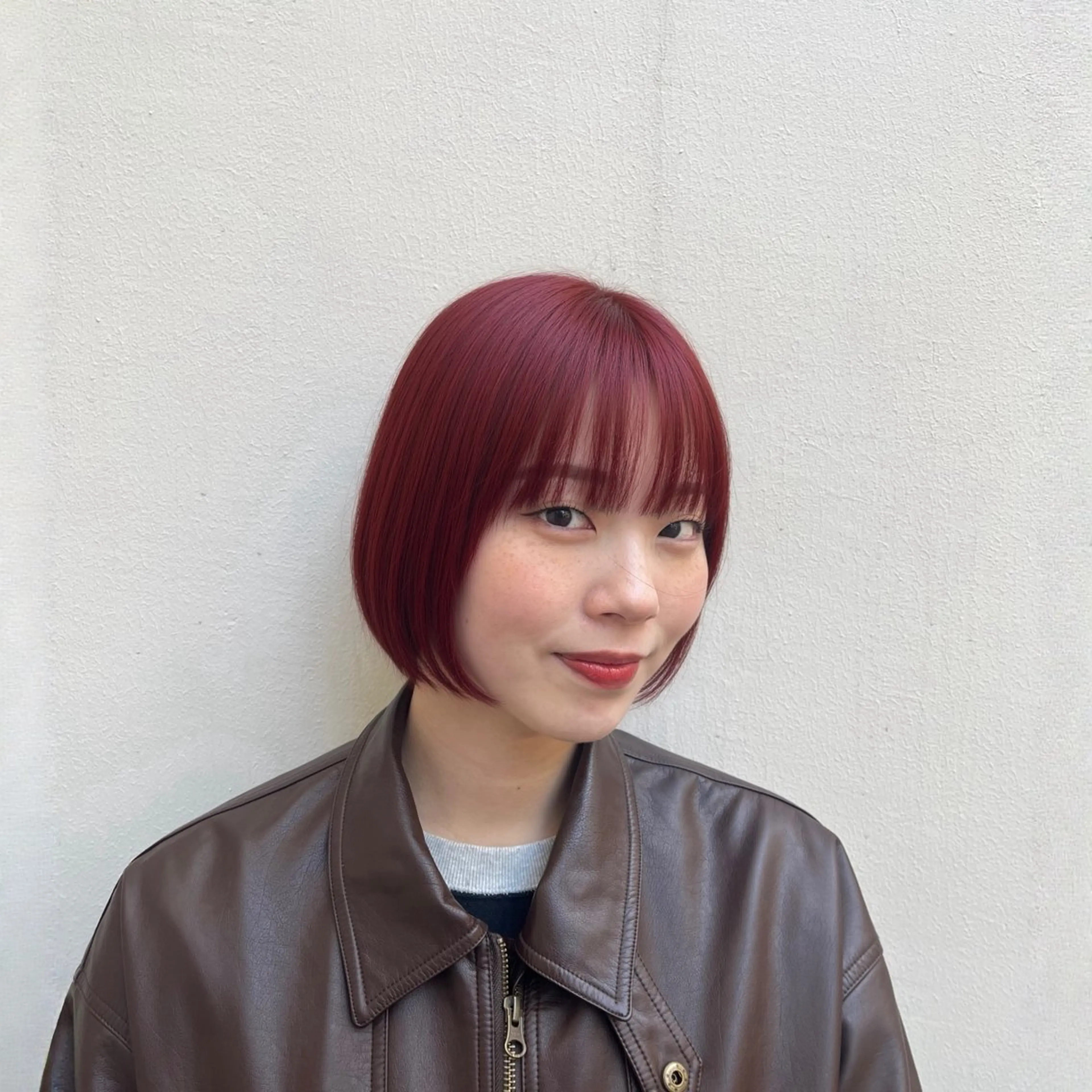 ショート カラー ブリーチ オレンジ レッドカラー ボブ ⚜️ブリーチ× 透明感✨Hayatoのヘアスタイル