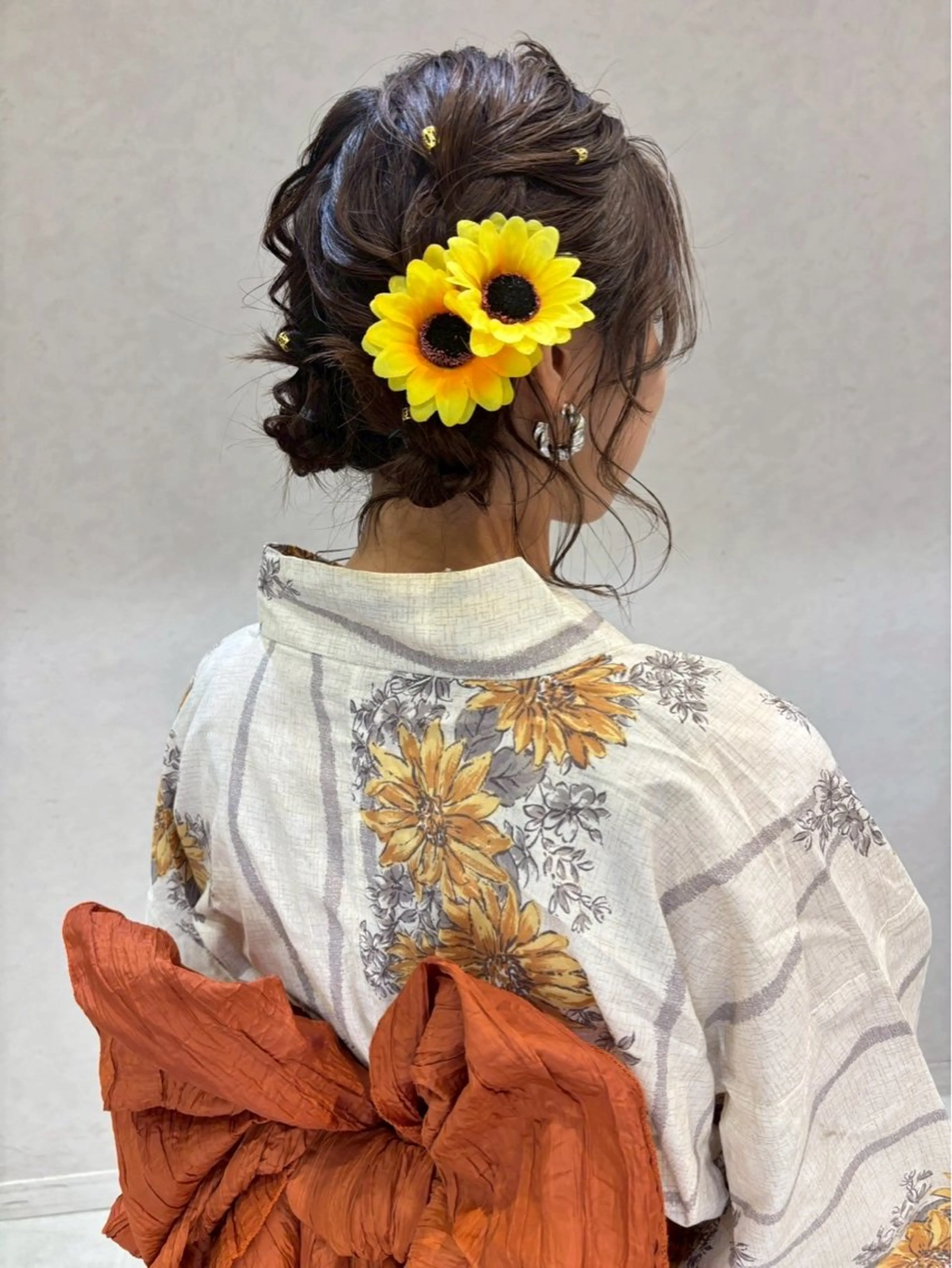 着付け ayumi🌈 インナーカラー🌈のヘアスタイル