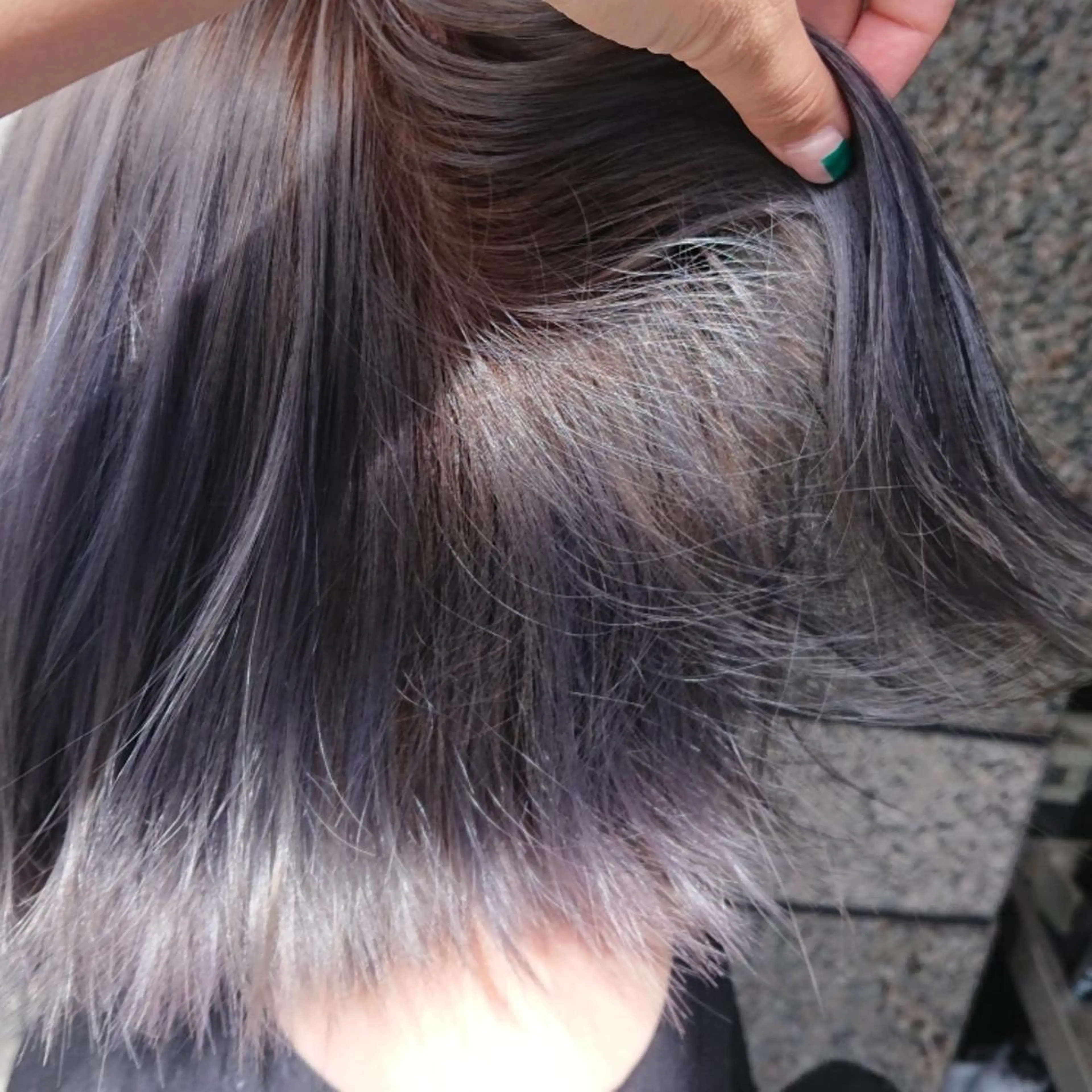 カラー ミディアム ヘアアレンジ 顔まわりデザイン🌿 ふじこのヘアスタイル