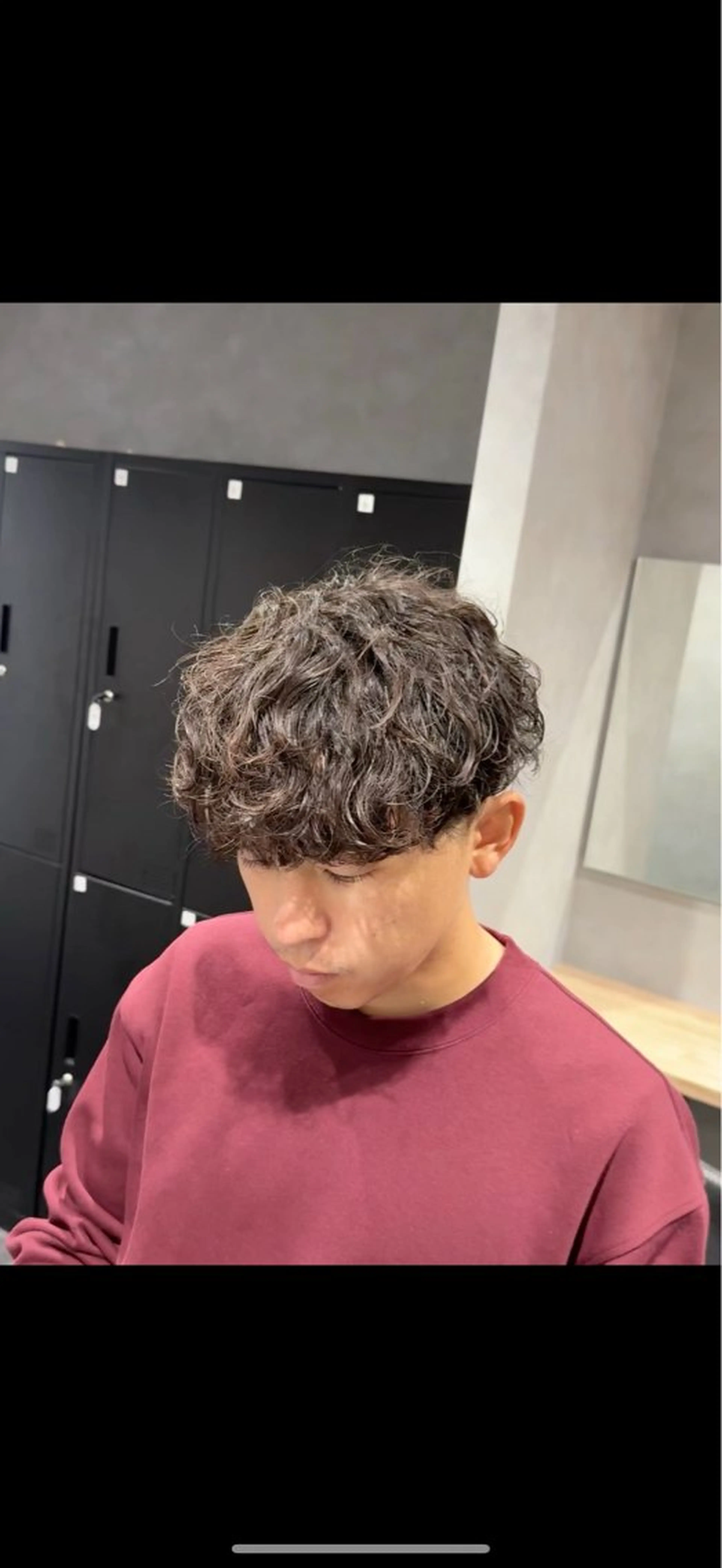 ミディアム パーマ メンズ ミディアムパーマ メンズパーマ カット パーマ メンズパーマ特化 美容師kouyaのヘアスタイル