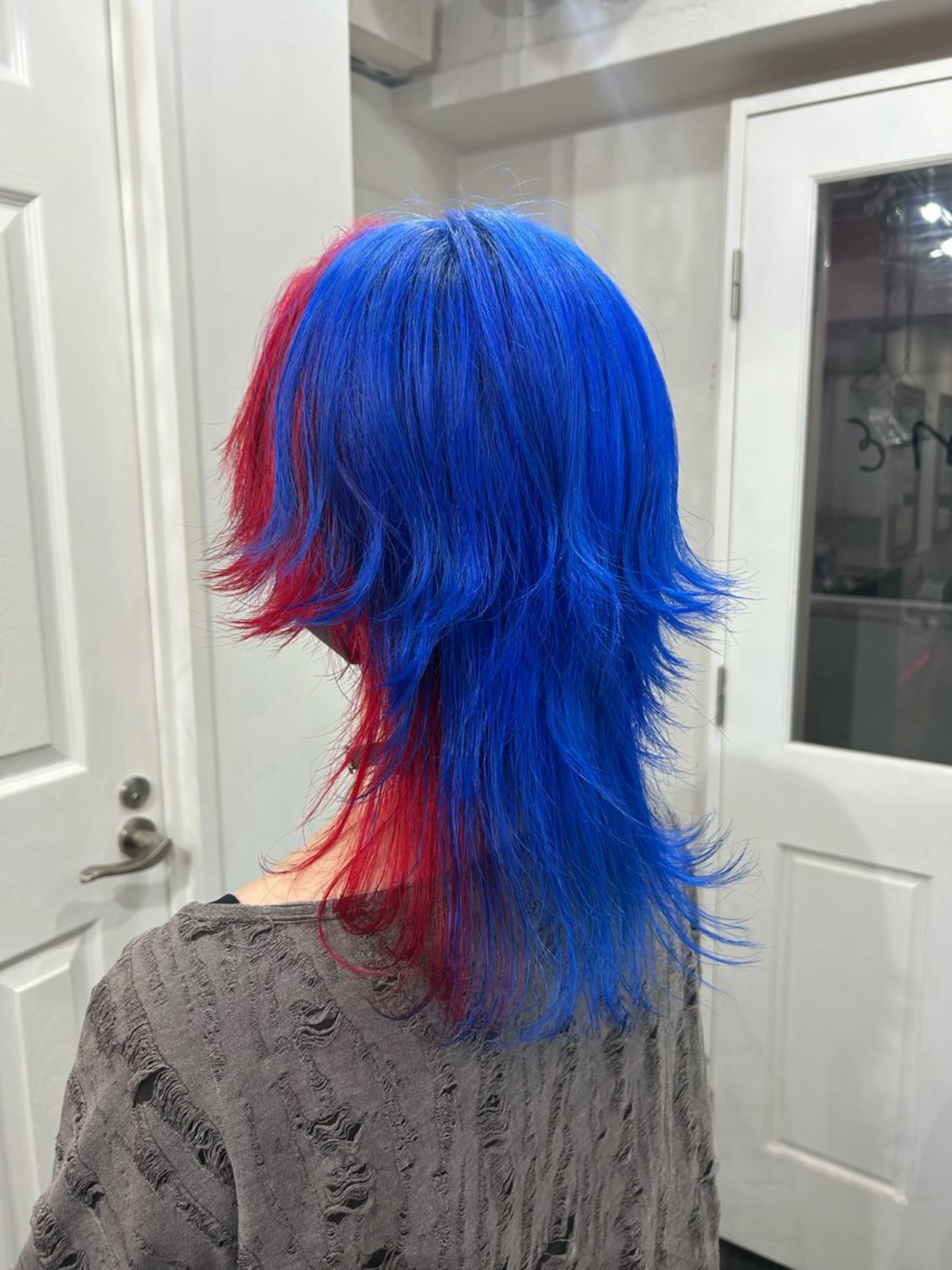 ミディアム カラー ヘアカラー トリートメント 🥣ミコト/ウルフ ハイトーン特化🥣のヘアスタイル