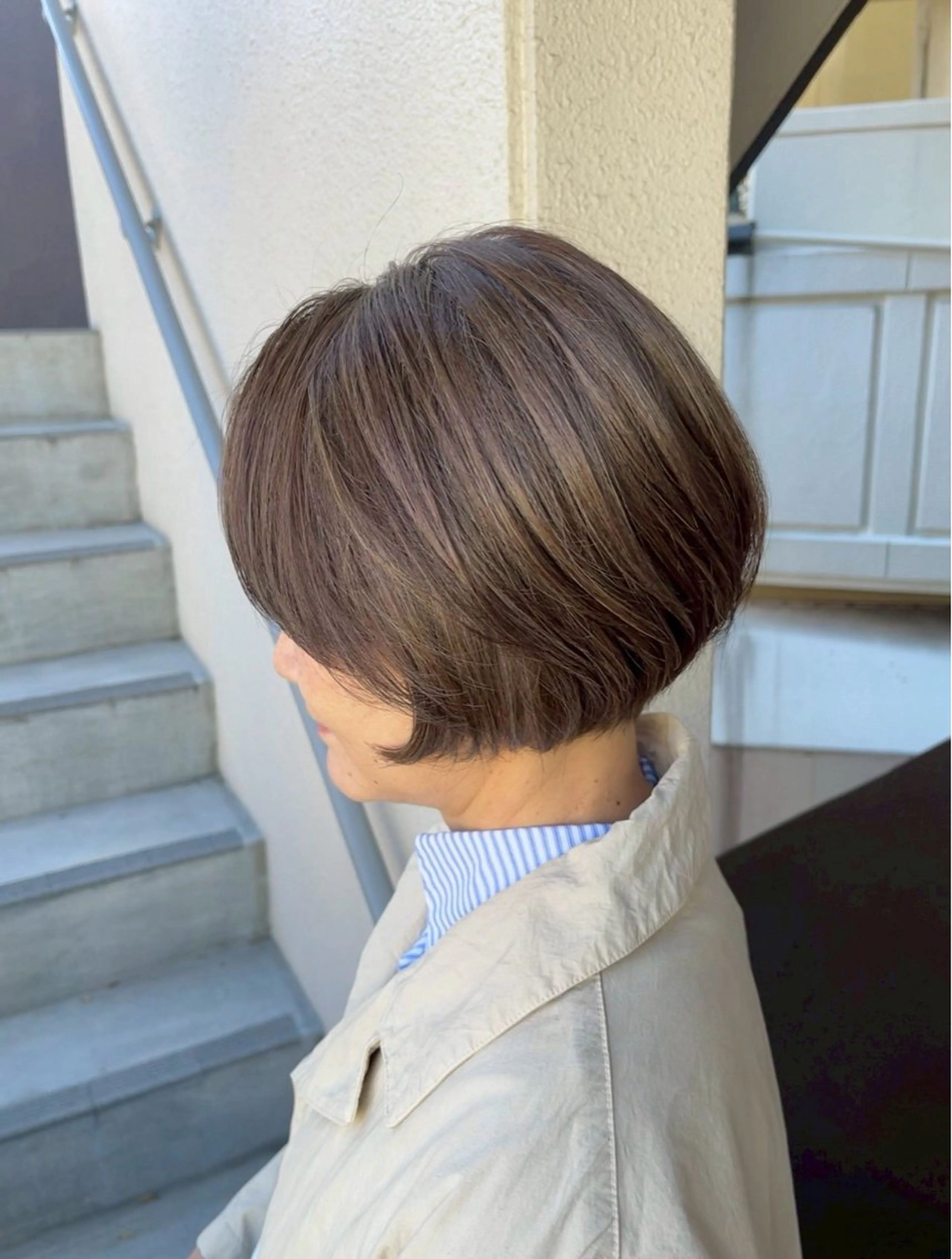 ショート カラー ヘアーリゾートノーブル所属・長谷川 美怜のヘアスタイル