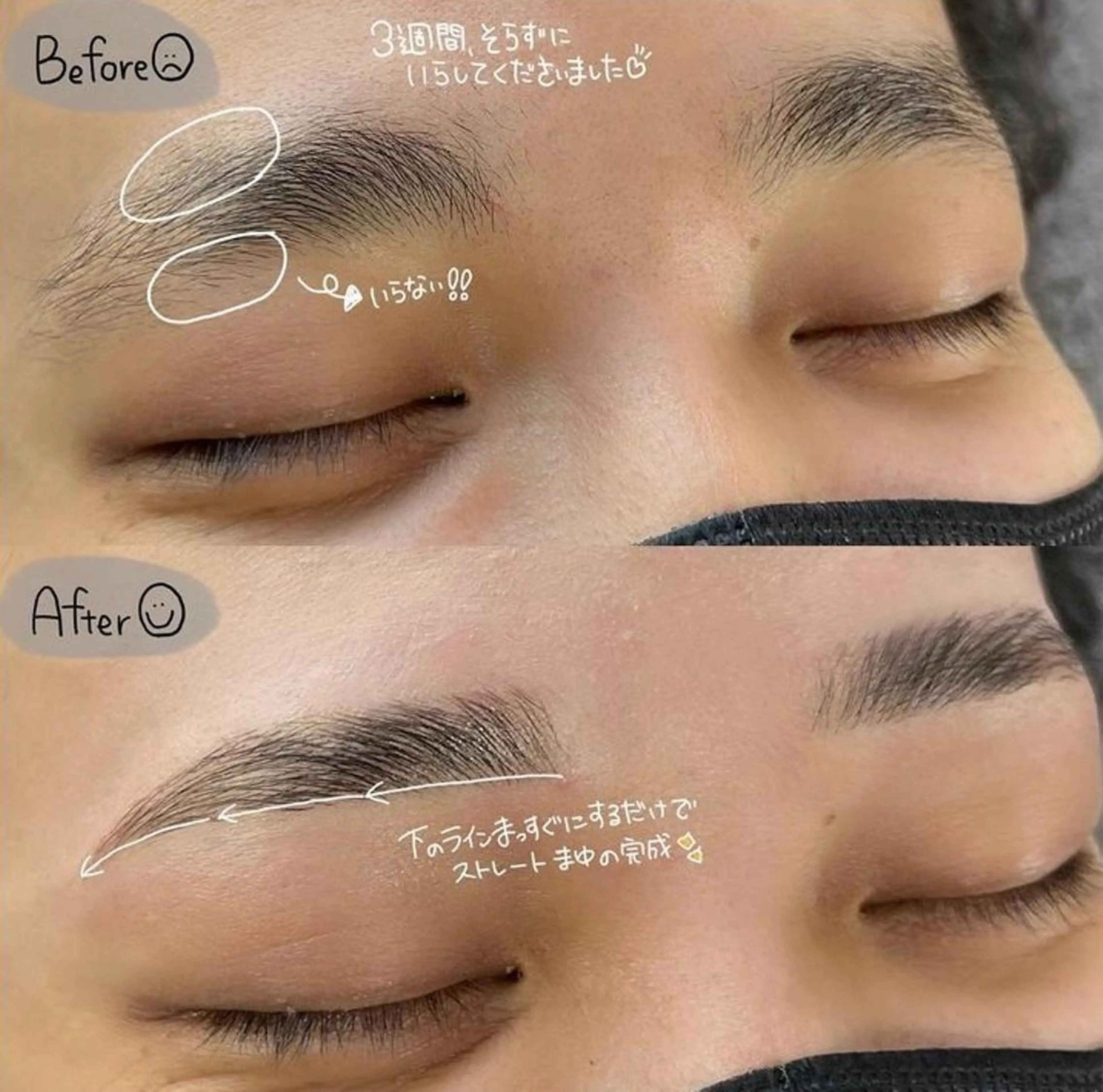 メンズ アイブロウ メンズアイブロウ メンズ脱毛&メンズ眉毛  美的男子所属・メンズ眉＆メンズ脱毛 美的男子のその他イメージ