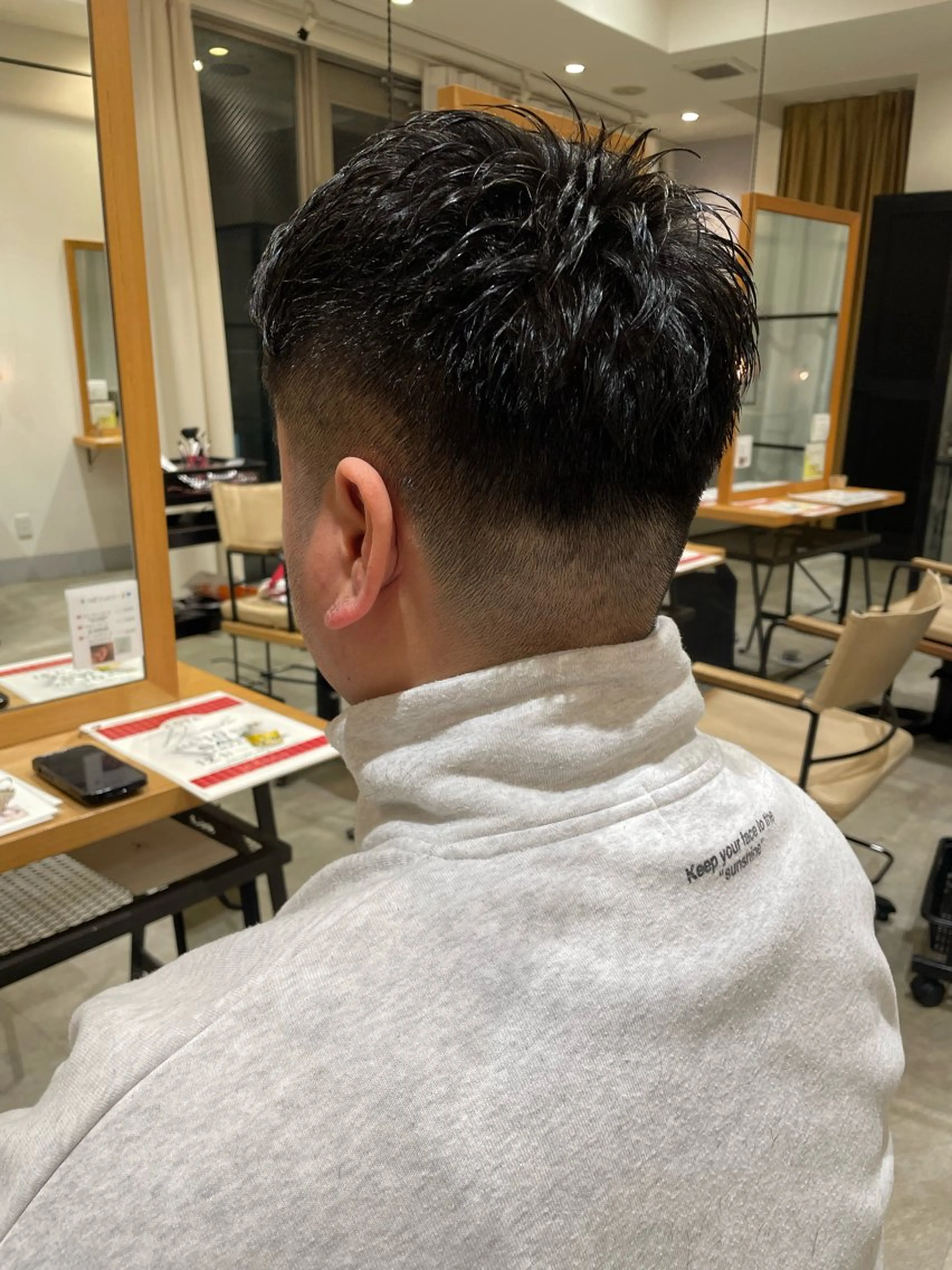 メンズ フェードカット s.coeur stella所属・田中 ゆいかのヘアスタイル