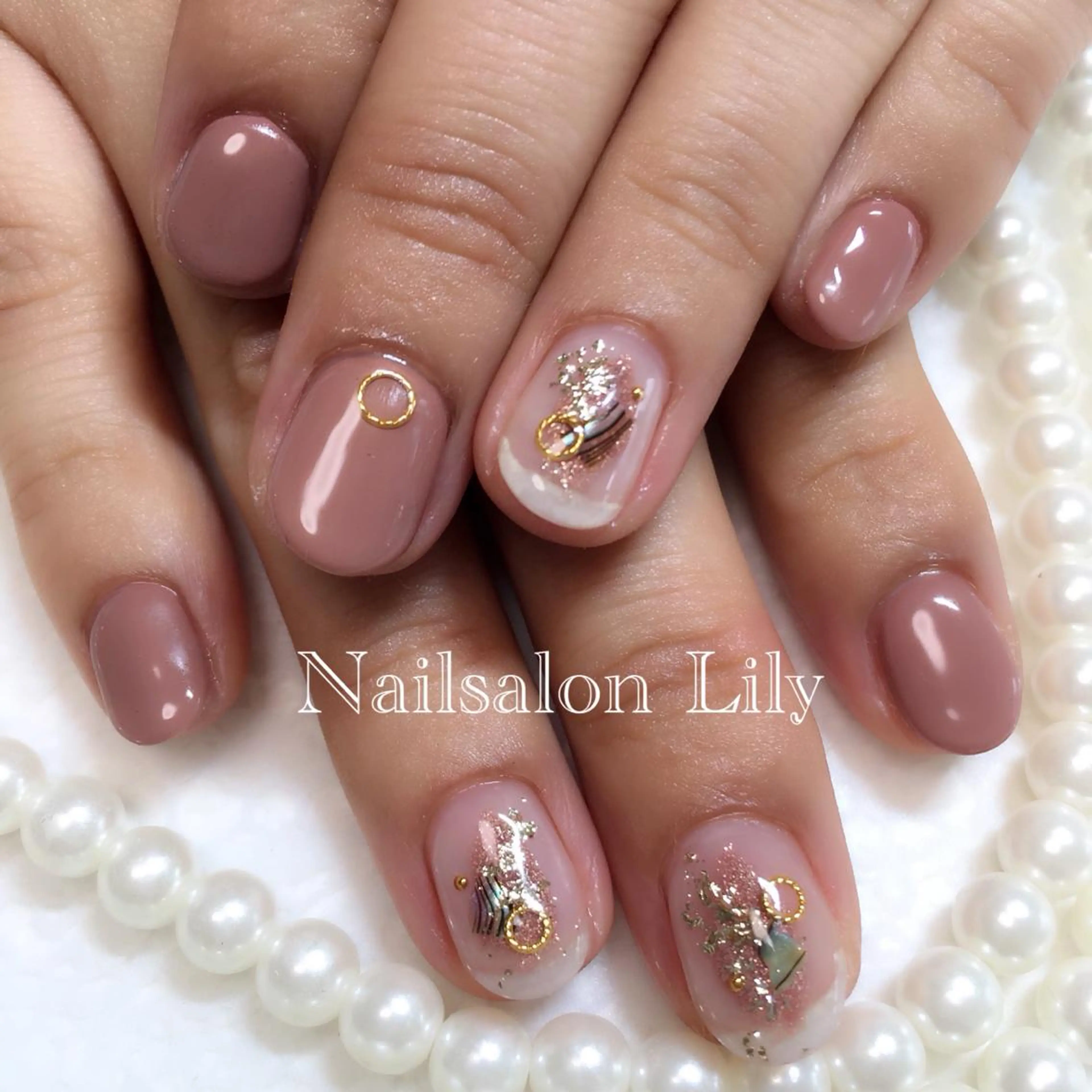 ネイル ニュアンスネイル Nailsalon Lilyのネイルデザイン
