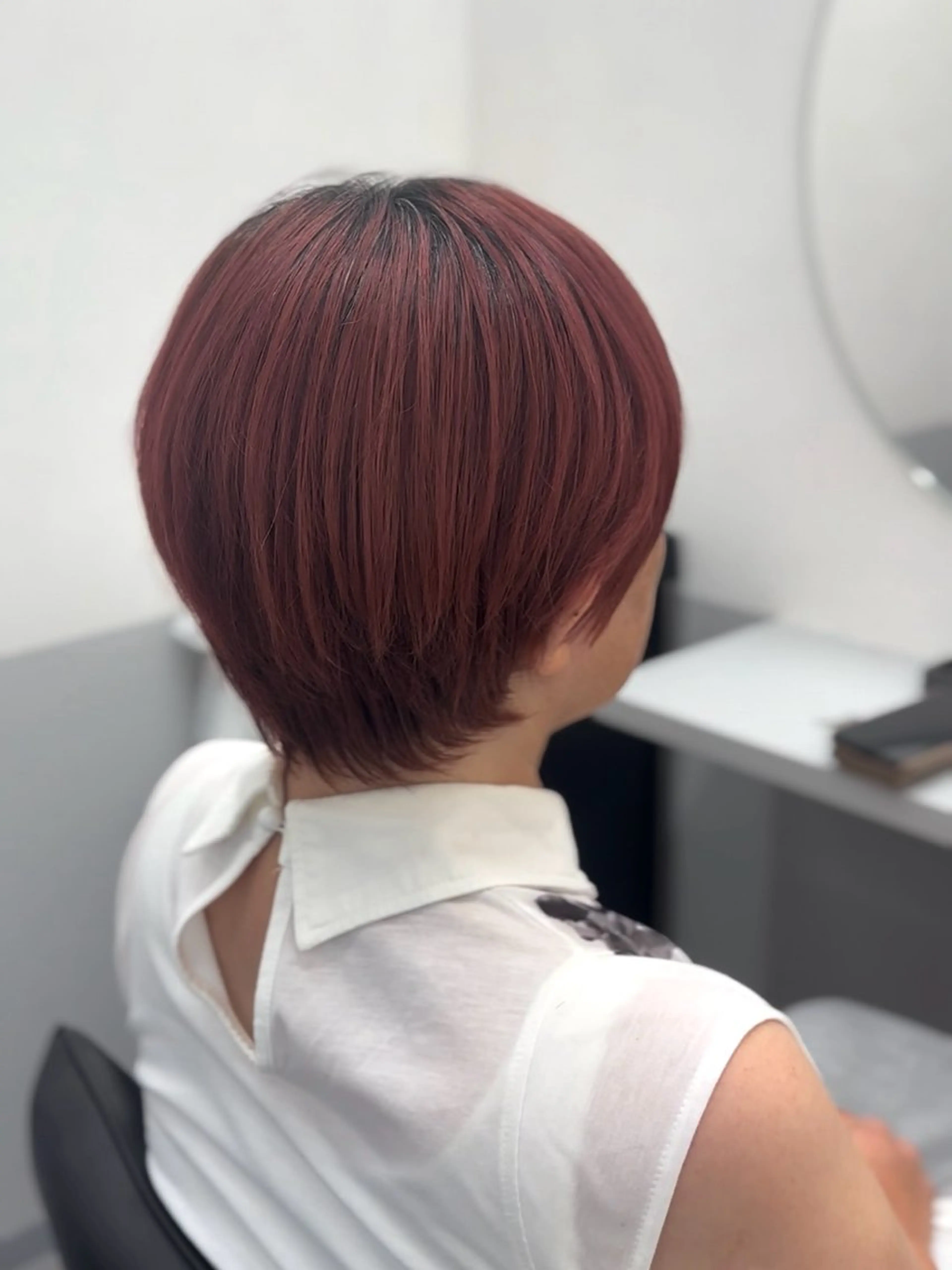 ショート ショートボブ ボブ ショートヘア カット トリートメント 【tocca茨木】 MOMOKAのヘアスタイル