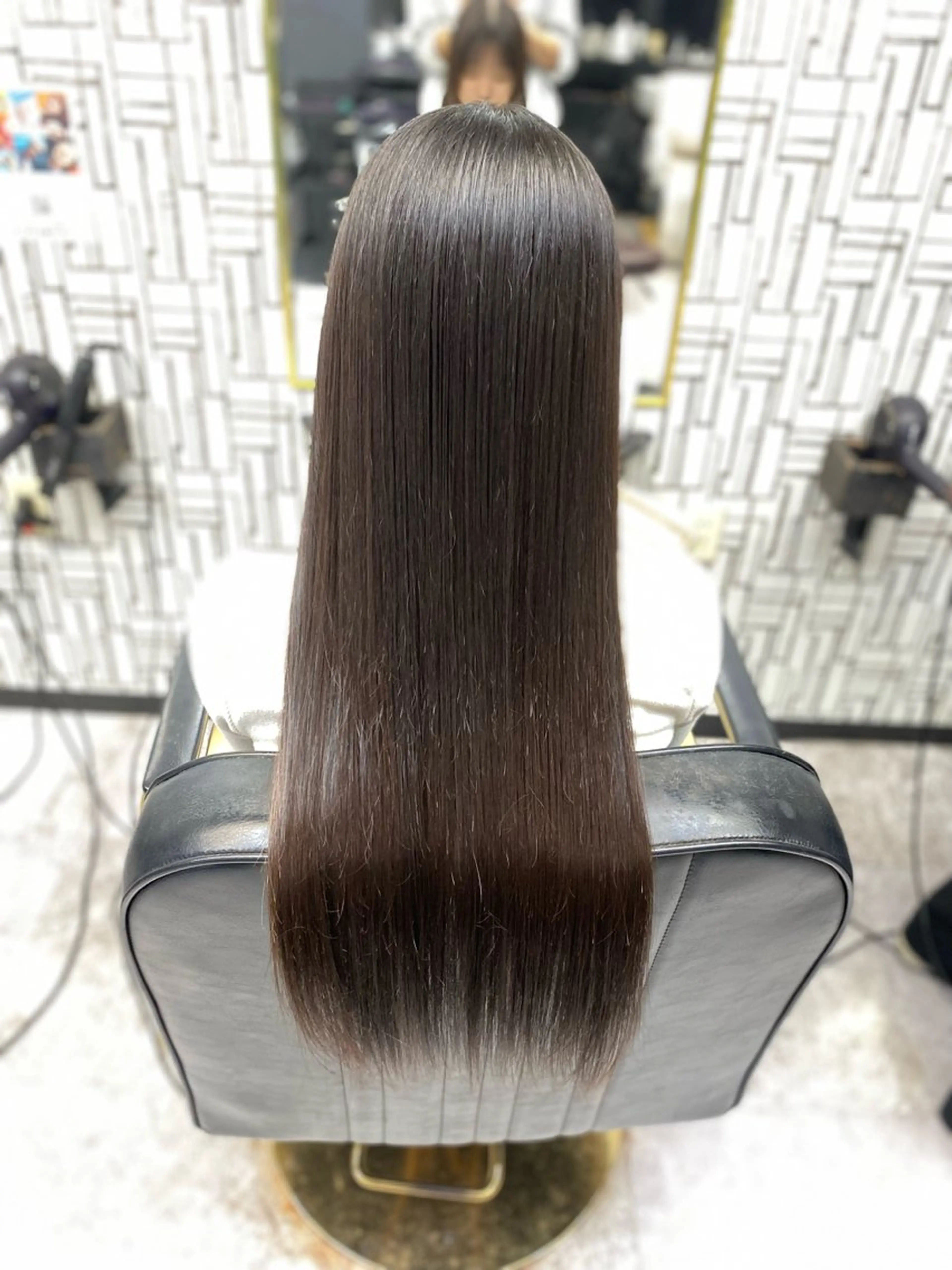 ロング カット 縮毛矯正 池田 亮雅のヘアスタイル