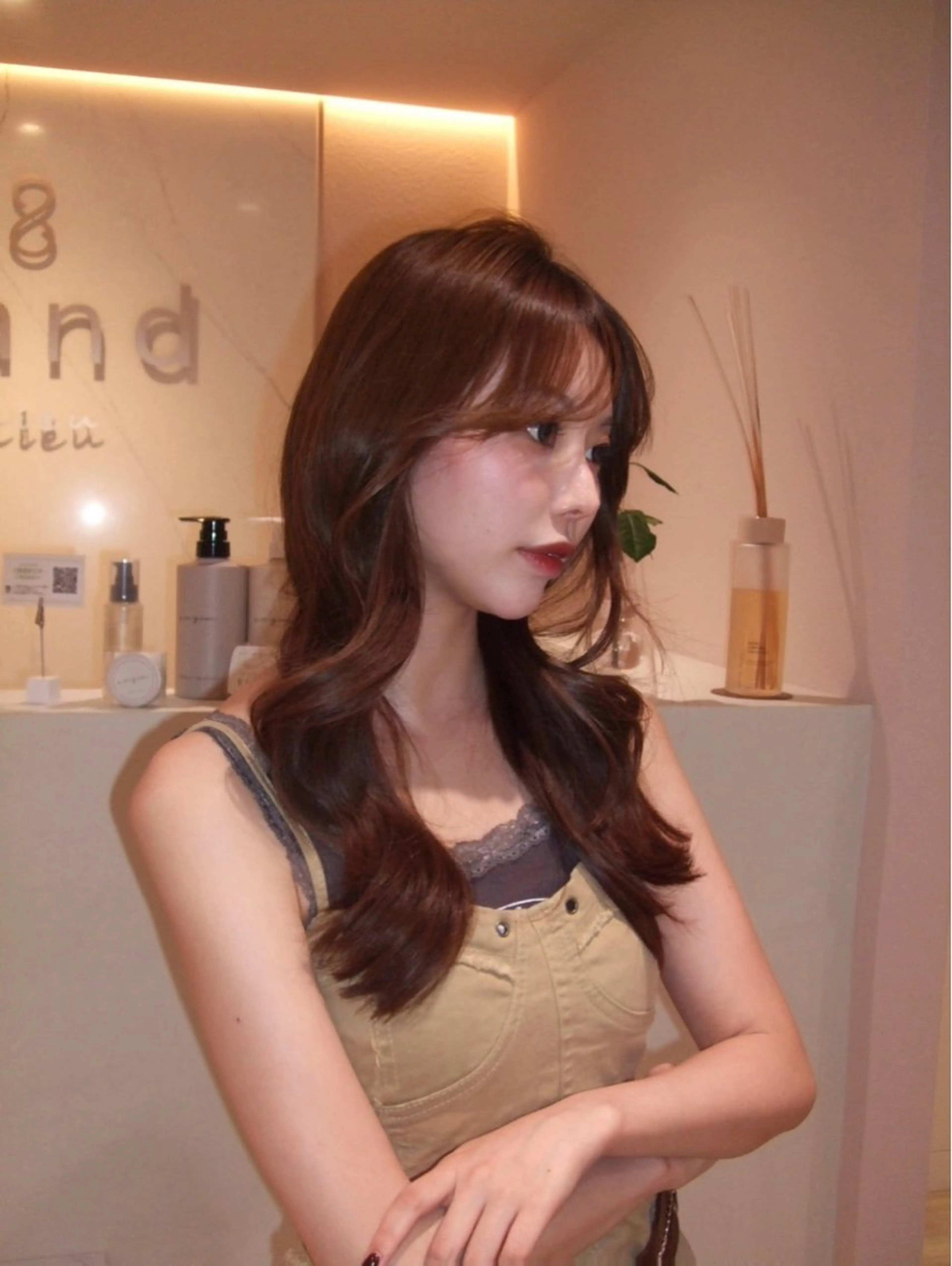 ロング レイヤーカット/ 透明感カラー/めいのヘアスタイル