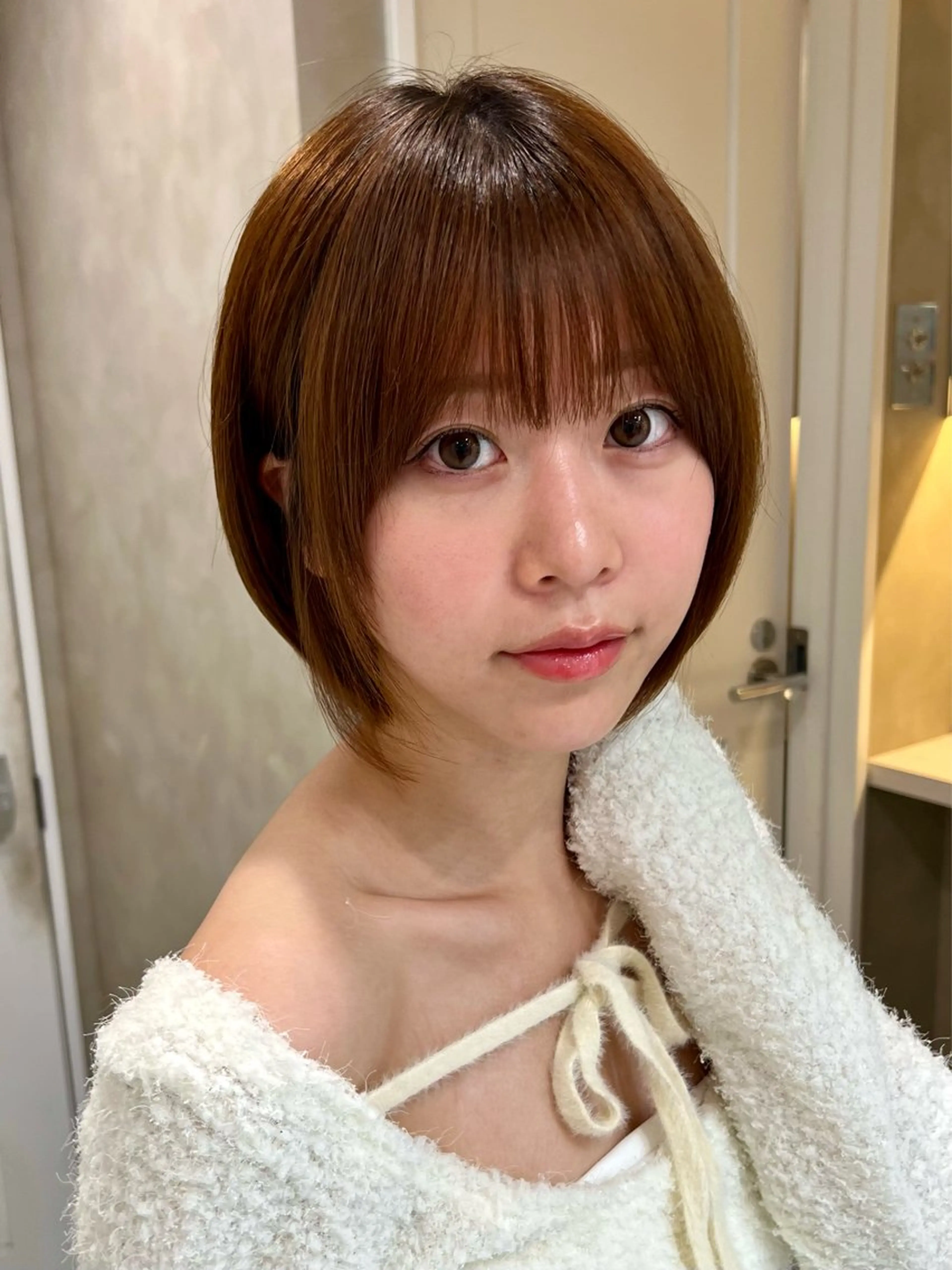 ショート カット ヘアカラー トリートメント 新井　翼/銀座 メンズ◎ショート女子のヘアスタイル