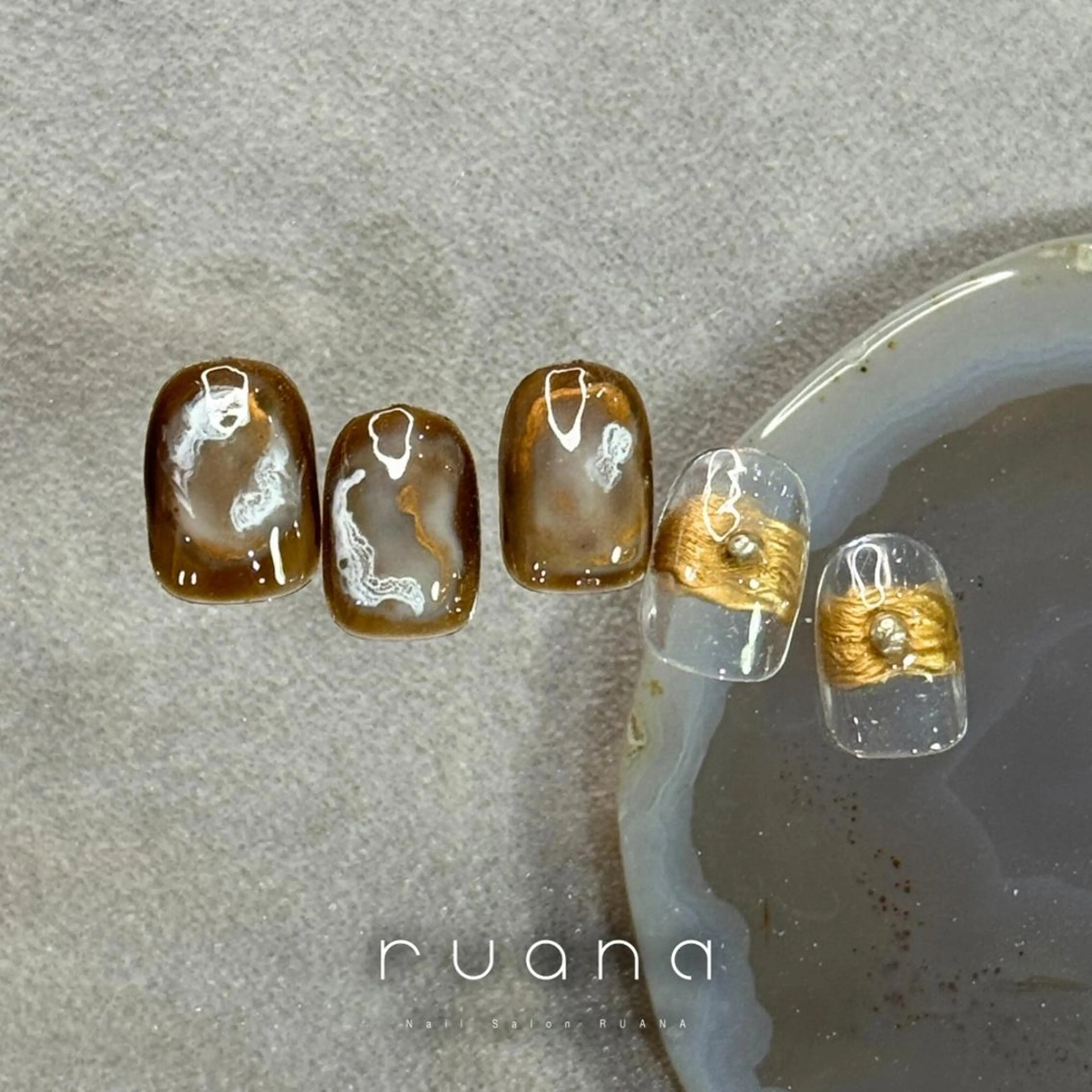 ネイル ハンドネイル 中西 心純愛のネイルデザイン