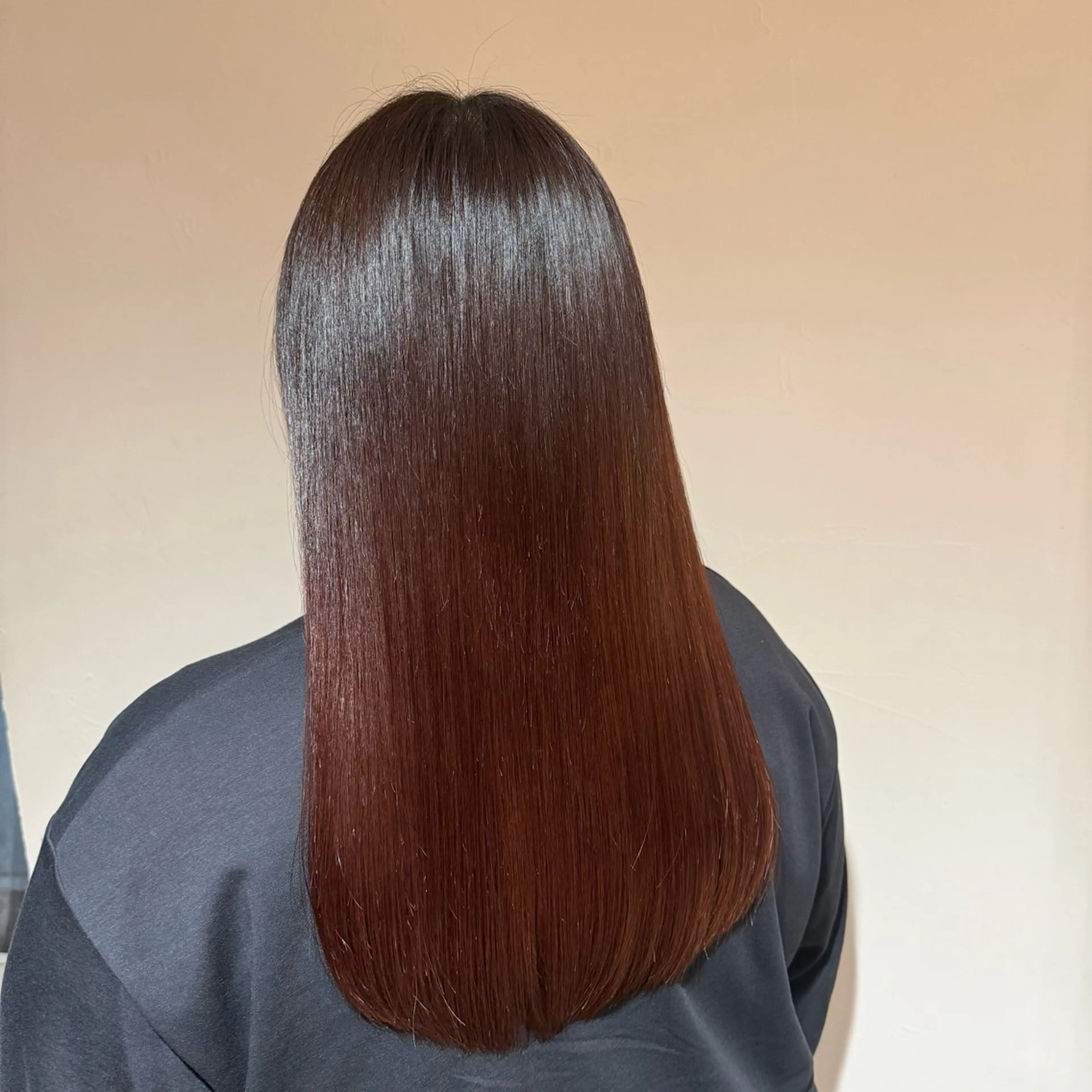 セミロング 顔周りカット トリートメント 縮毛矯正 トリートメント ✵ ✯MOMOKA✯ ✵のヘアスタイル