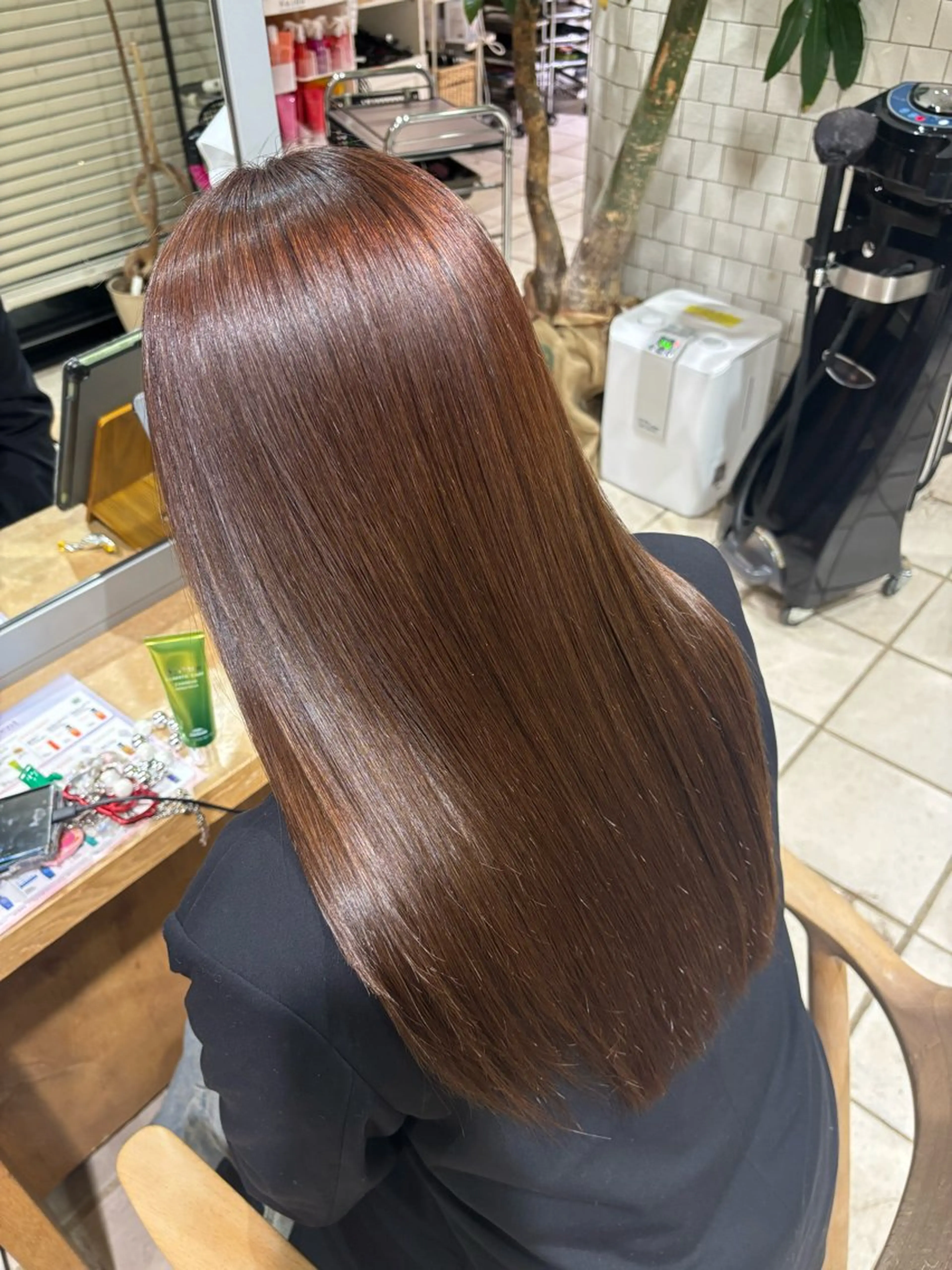 ロング 縮毛矯正 縮毛矯正 hair salon M.plus所属・倉木 優羽のヘアスタイル