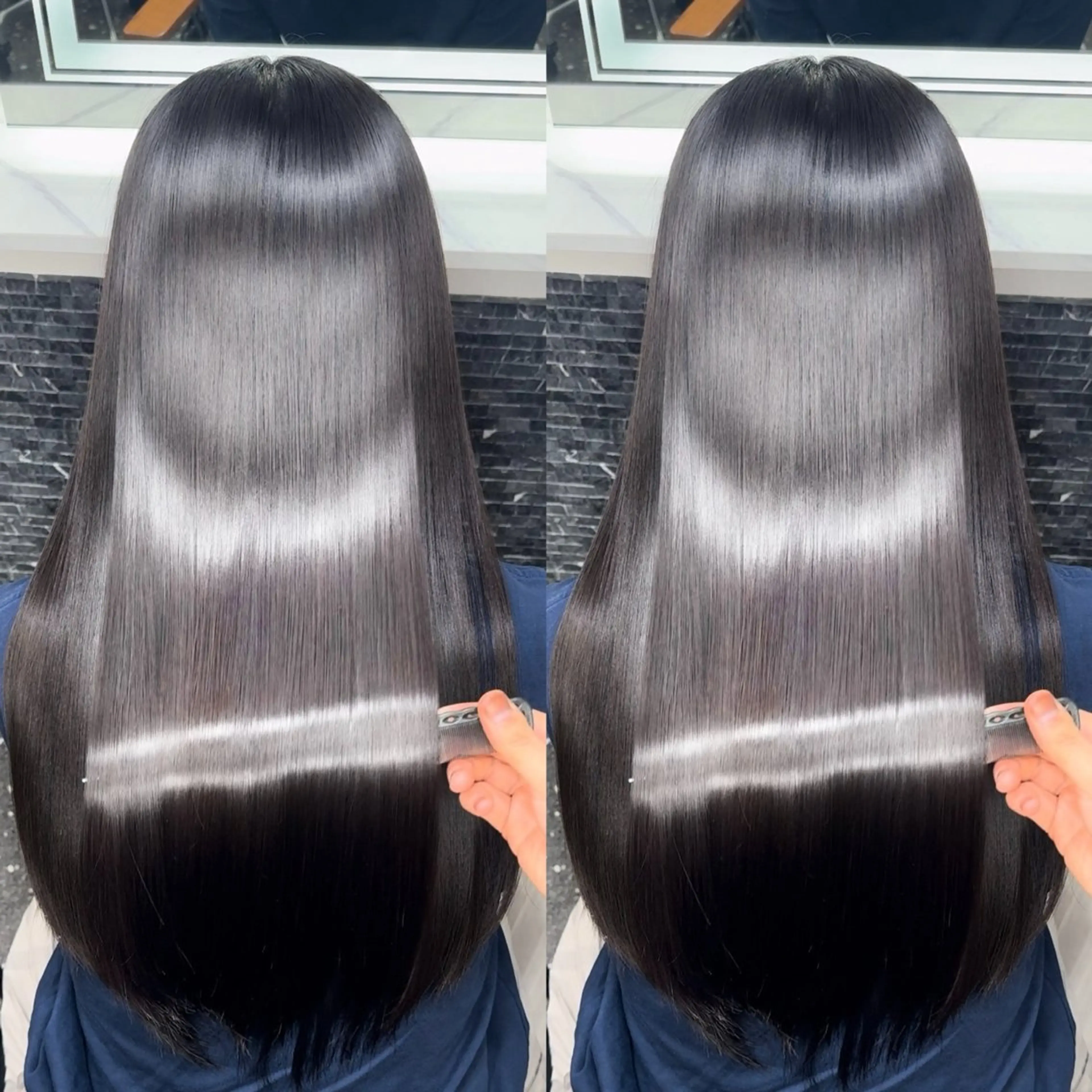 ロング カラー カット ヘアカラー 縮毛矯正 トリートメント 新宿/髪質改善支持率 Ｎｏ．1💍yasuのヘアスタイル