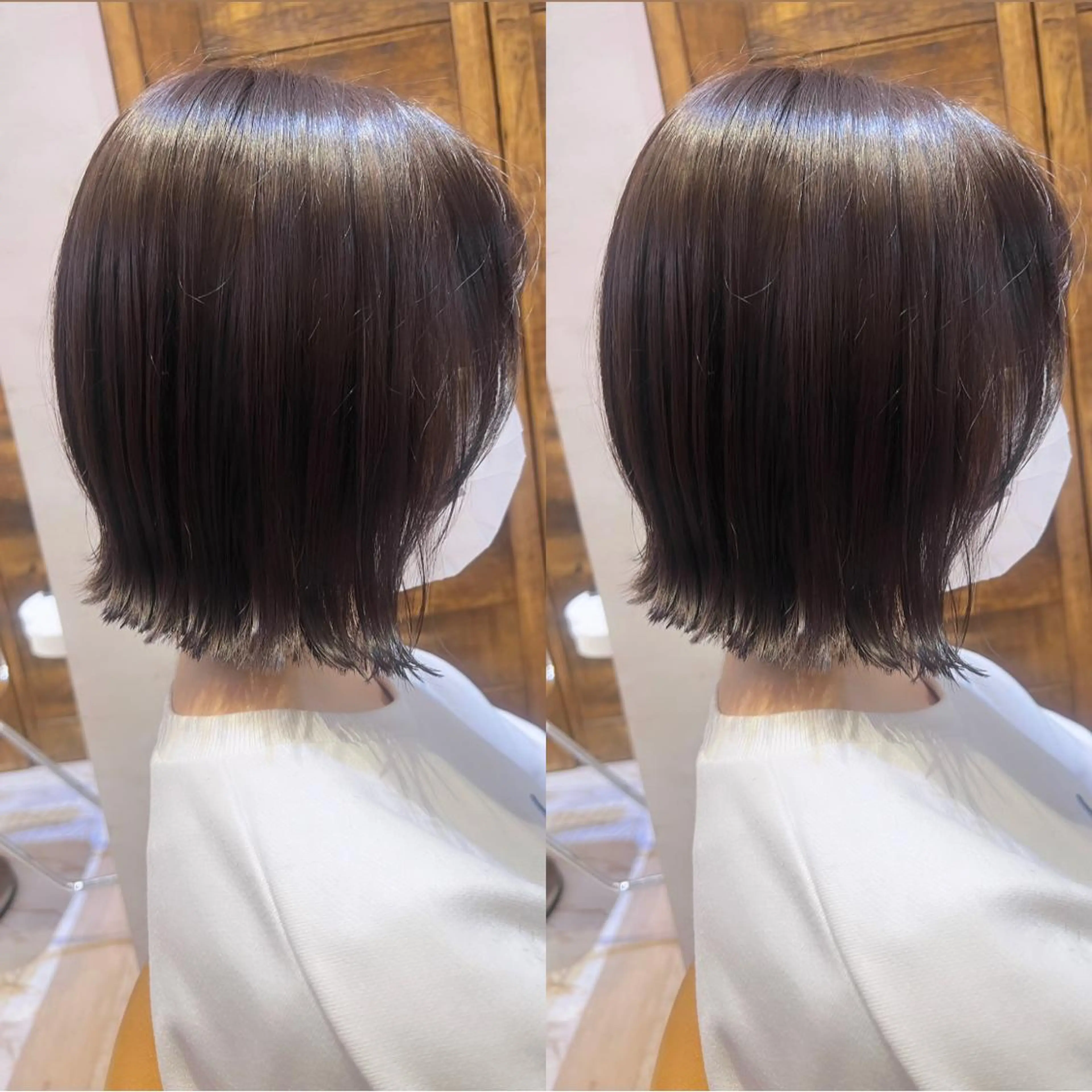 ミディアム カラー MIKU /ボブ/外ハネボブのヘアスタイル