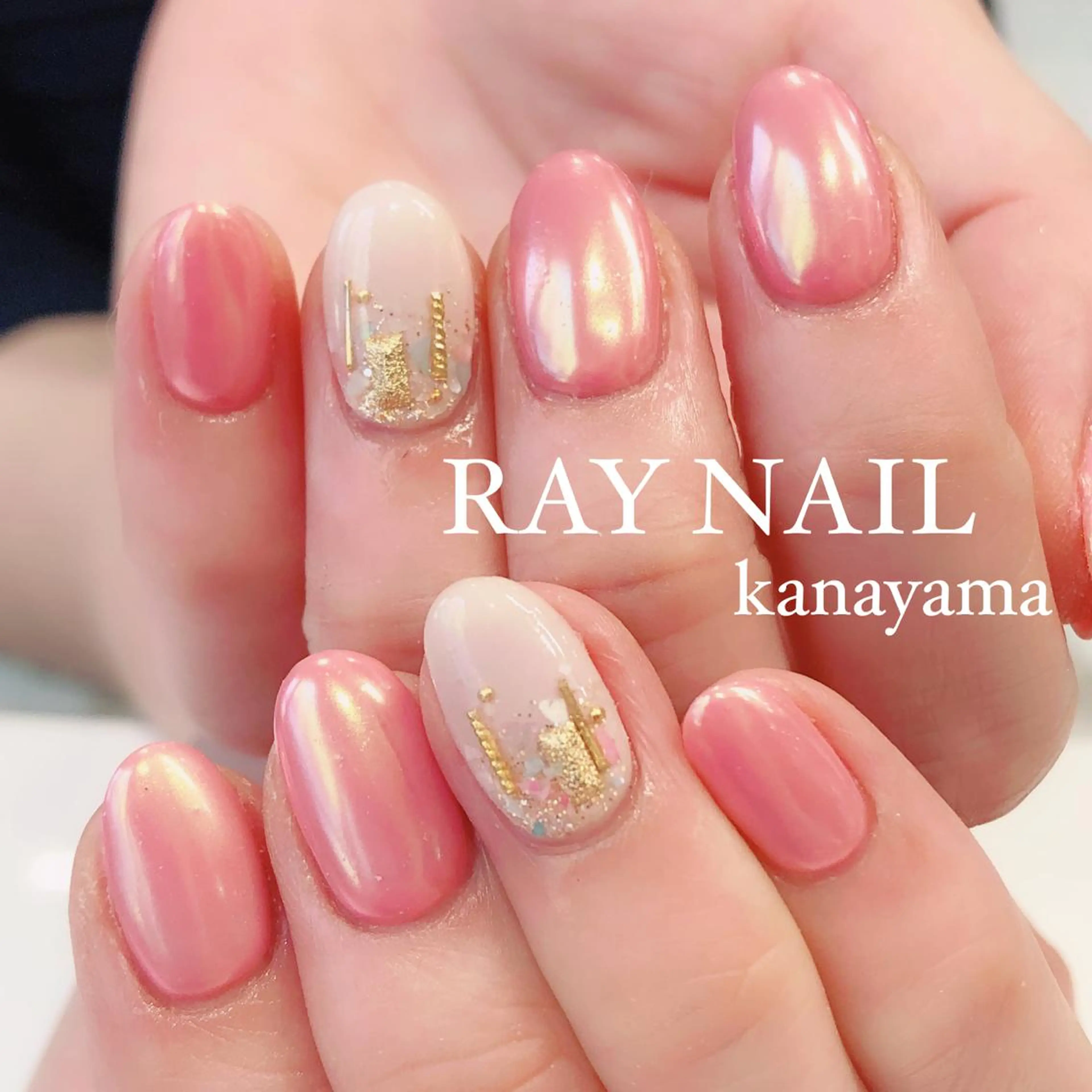 ネイル オーロラネイル Arowa 伊田のネイルデザイン