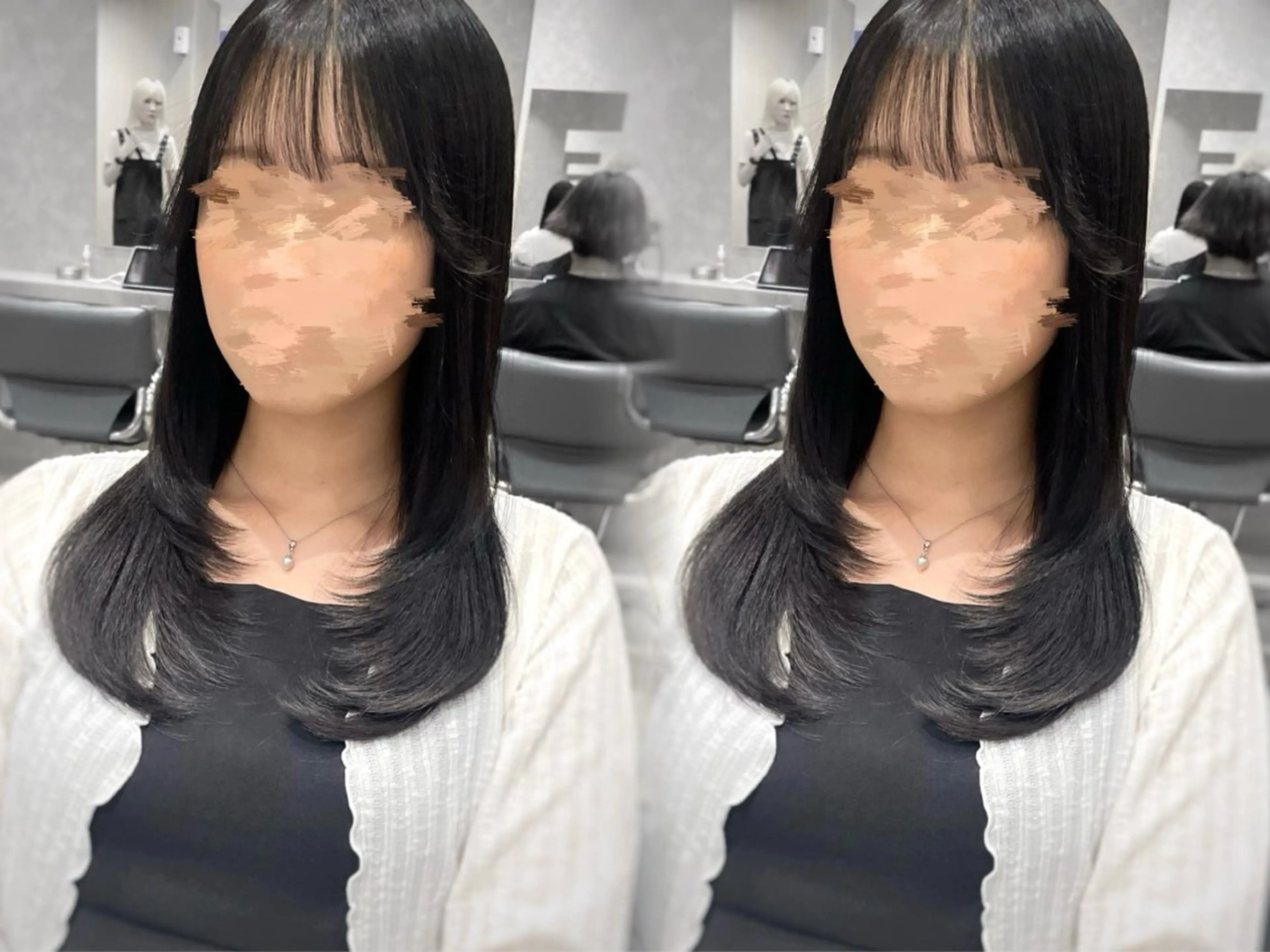 ミディアム erina🍑新宿/ 艶カラー/レイヤーのヘアスタイル