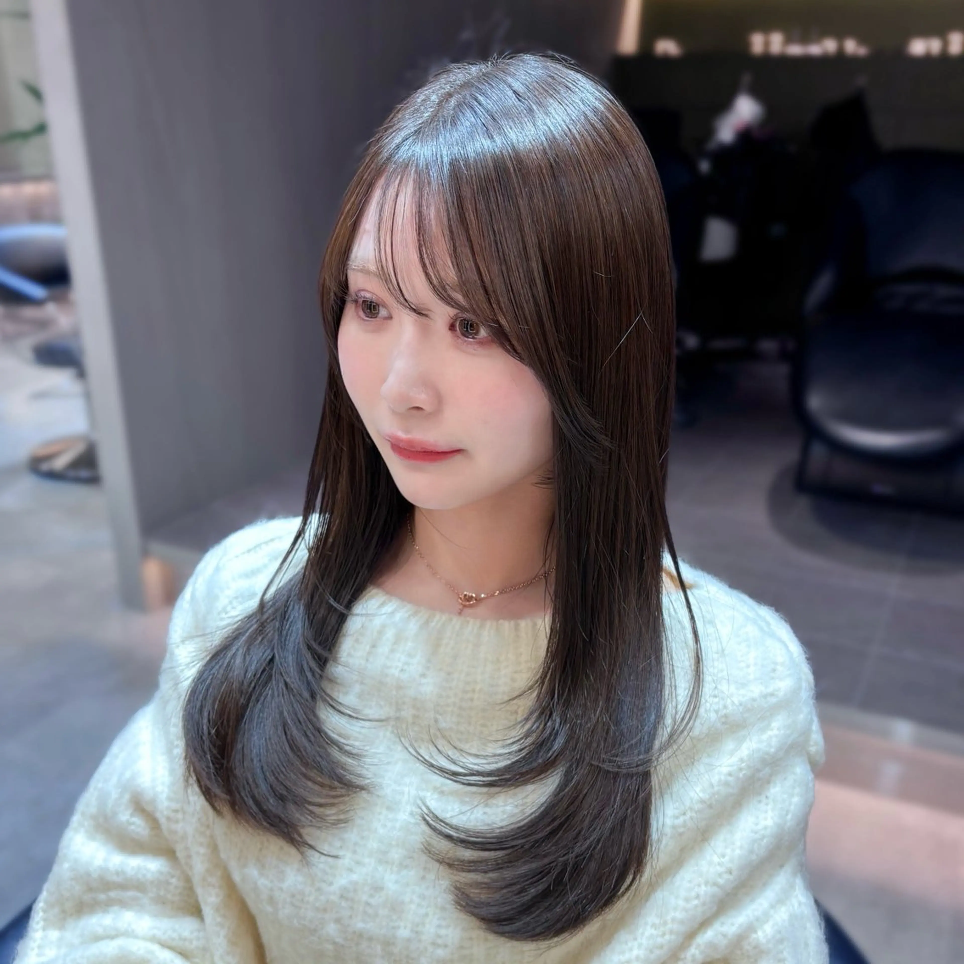 ロング カラー カット ヘアカラー 縮毛矯正 トリートメント 髪質改善/縮毛矯正/ 韓国ヘア/矢野のヘアスタイル