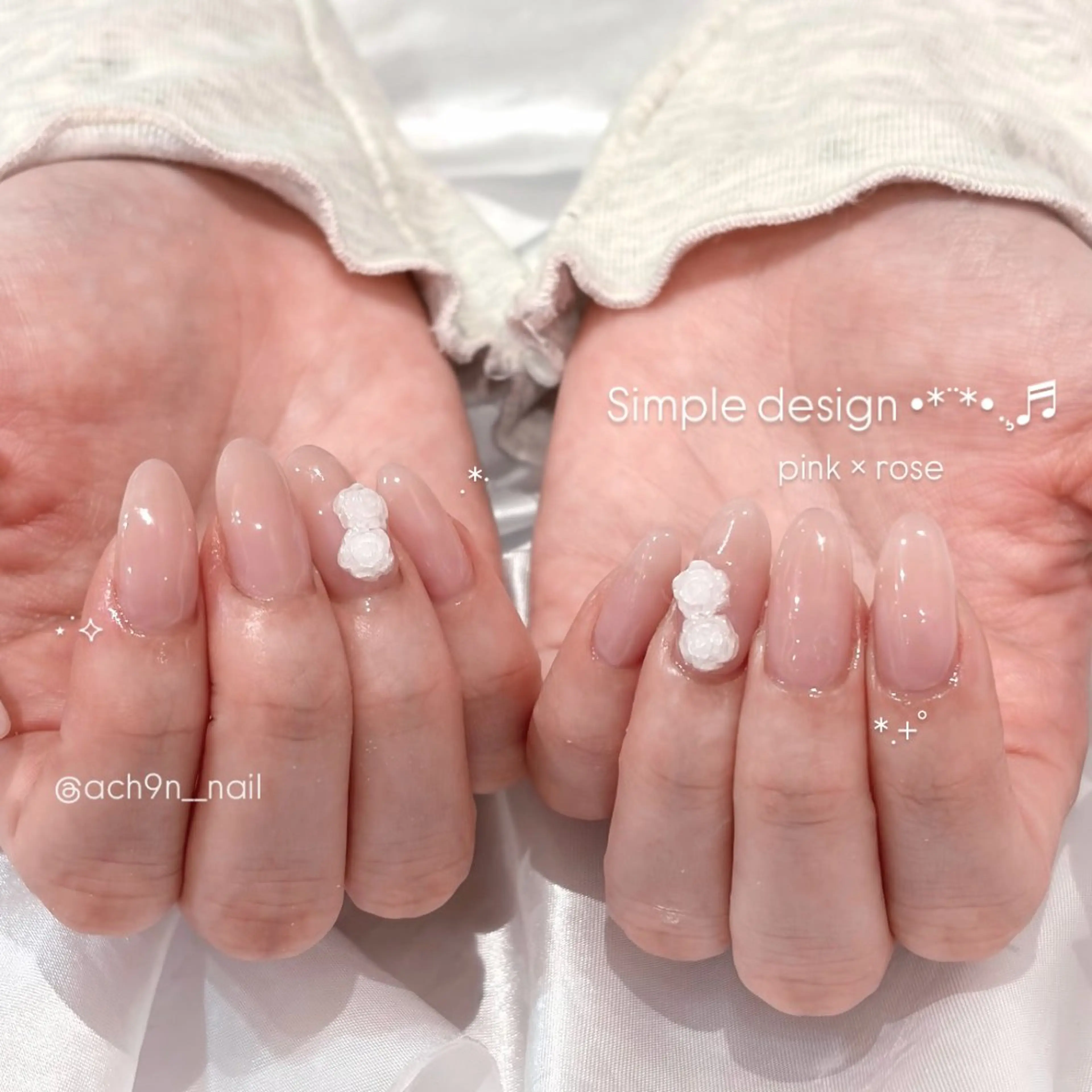 ネイル シンプルネイル ハンドネイル aoi ♡のネイルデザイン