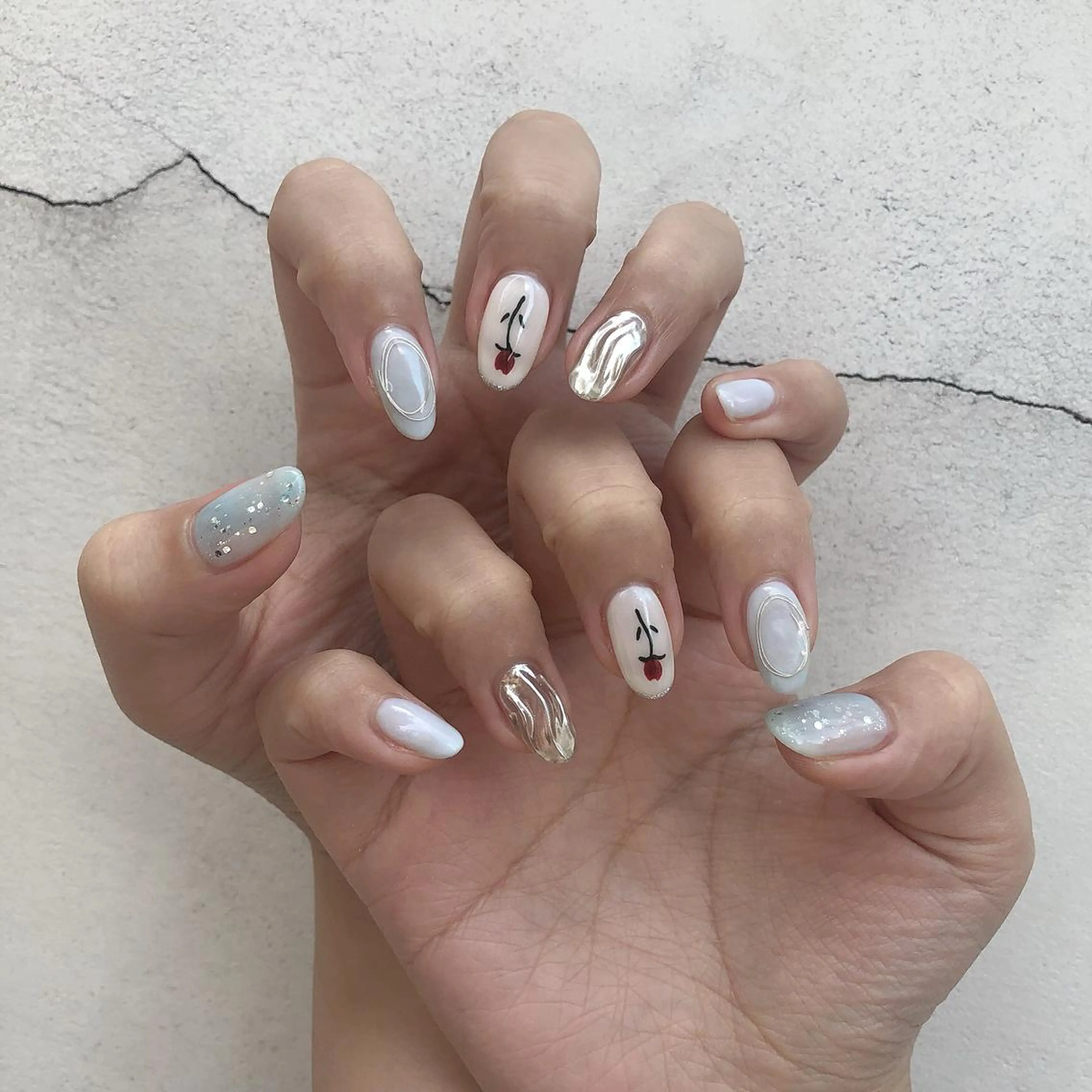 ネイル ハンドネイル ibrel  nail所属・内田 光のネイルデザイン