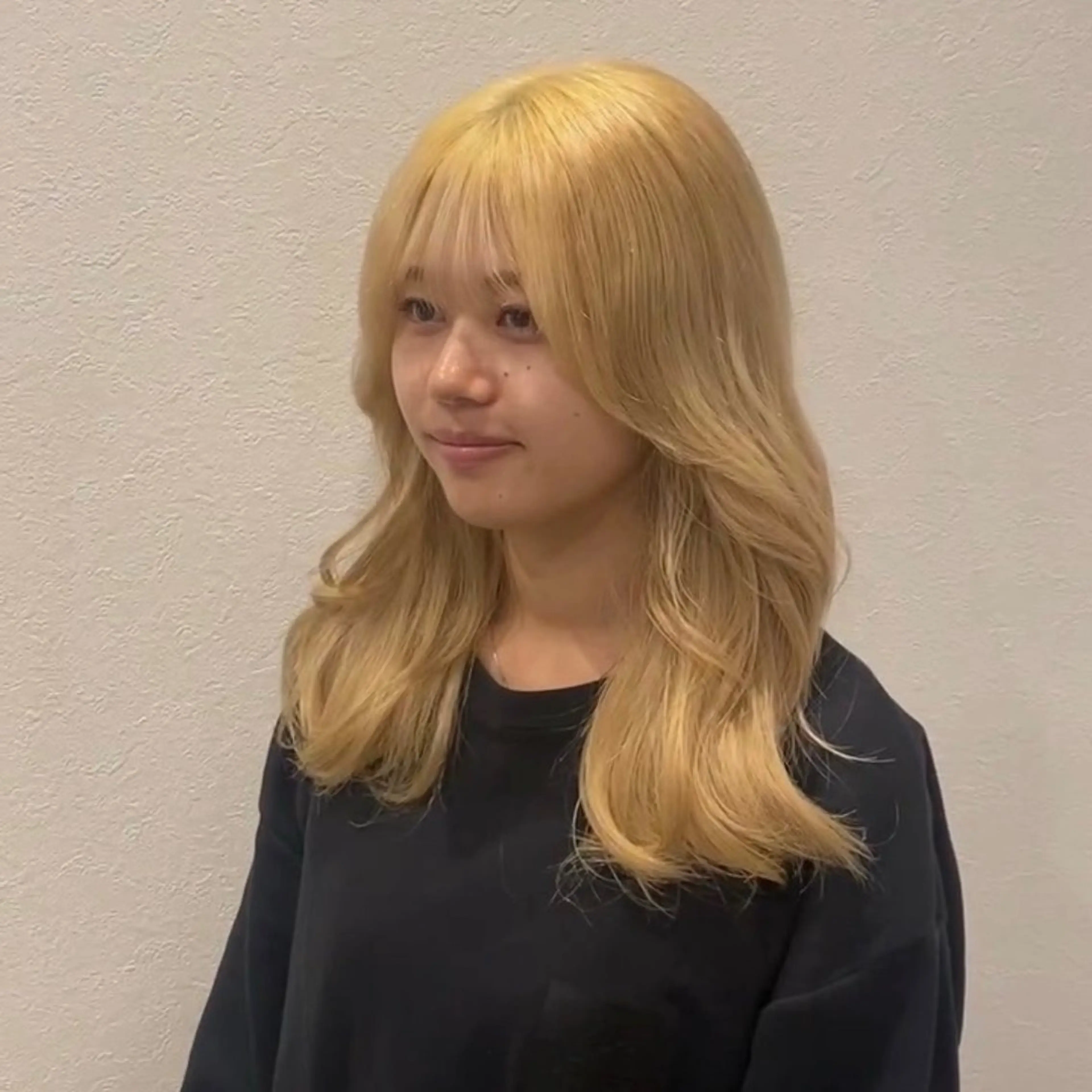 カラー 森本 聖菜のヘアスタイル