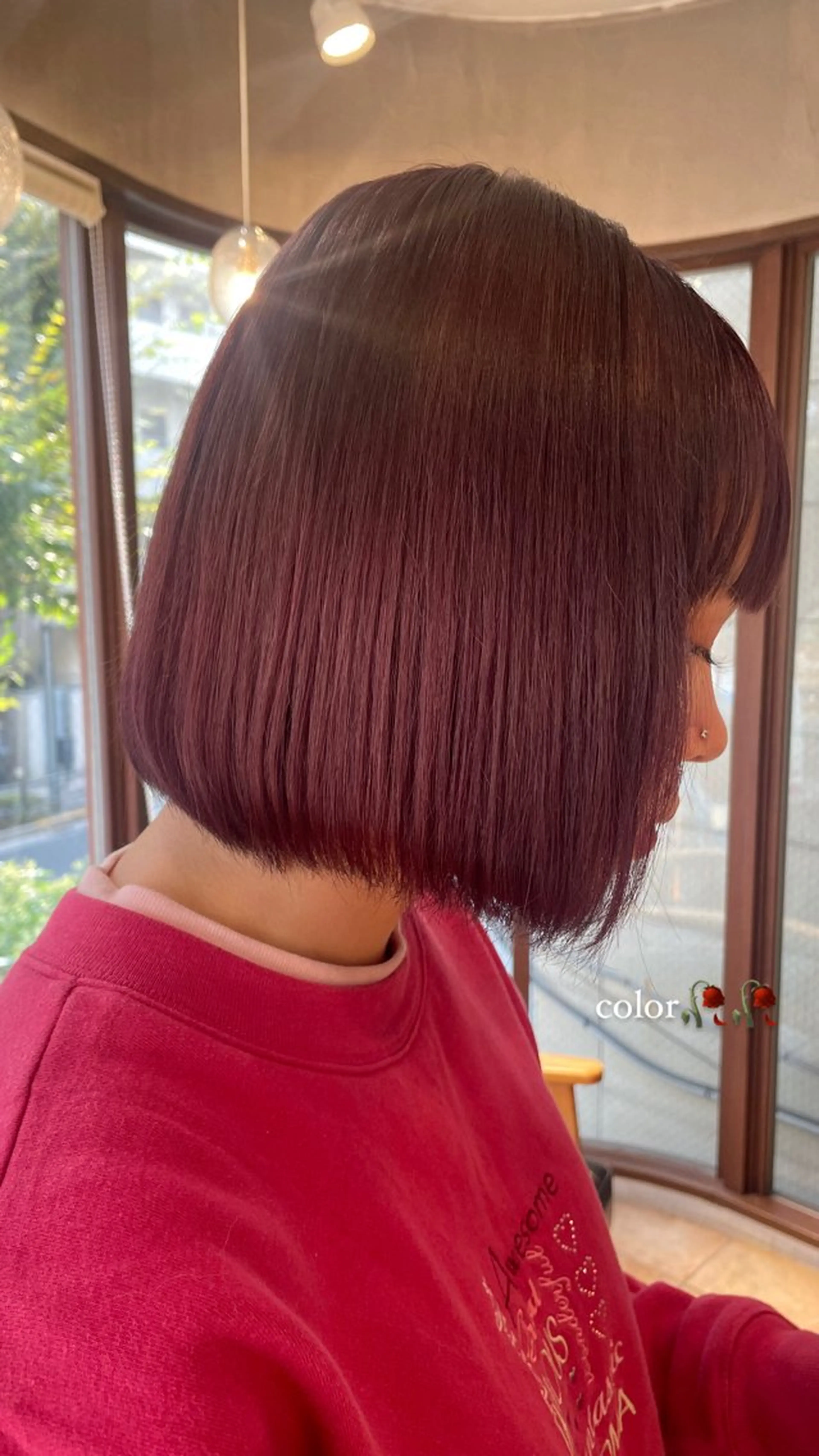 カラー ショート✂︎ ゆるパーマKANOのヘアスタイル