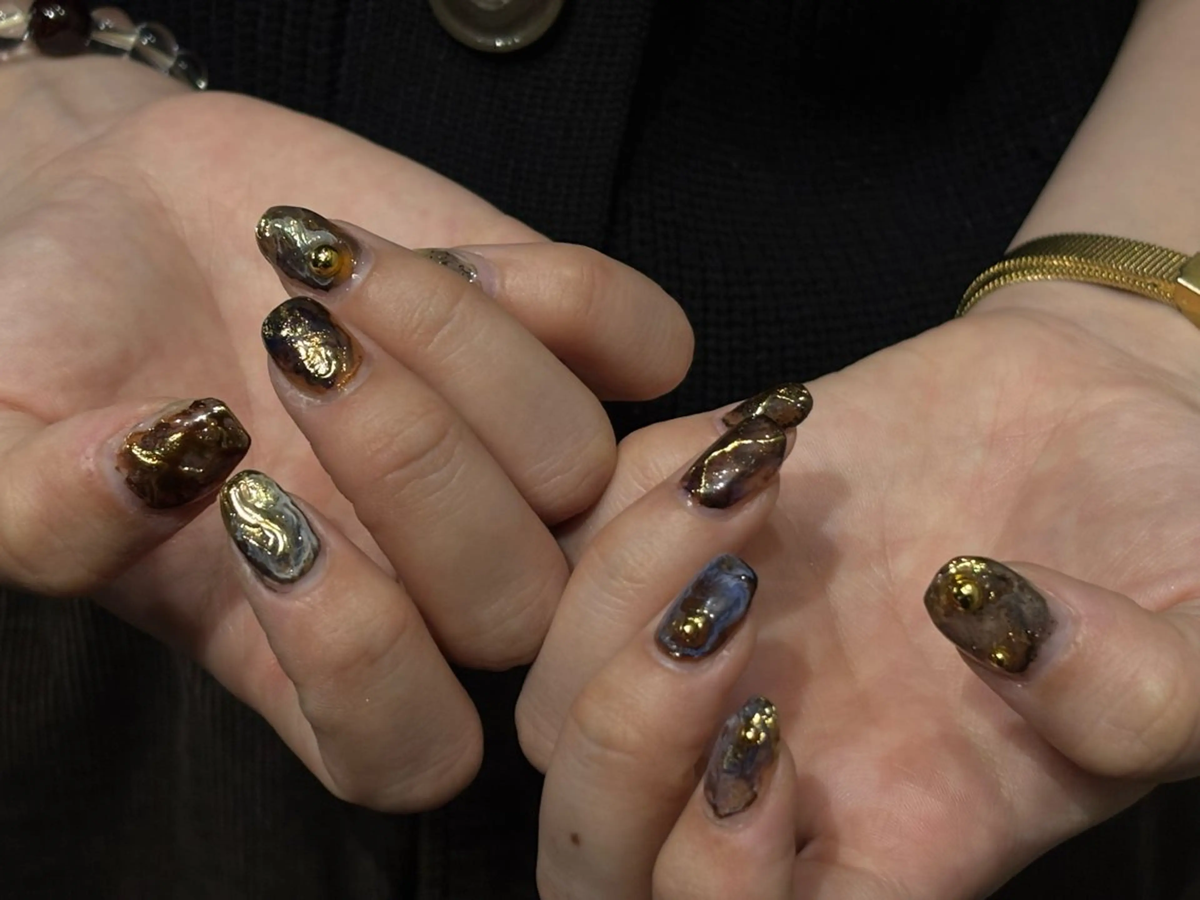 ネイル ニュアンスネイル ハンドネイル 個性派NANA ネイルのネイルデザイン