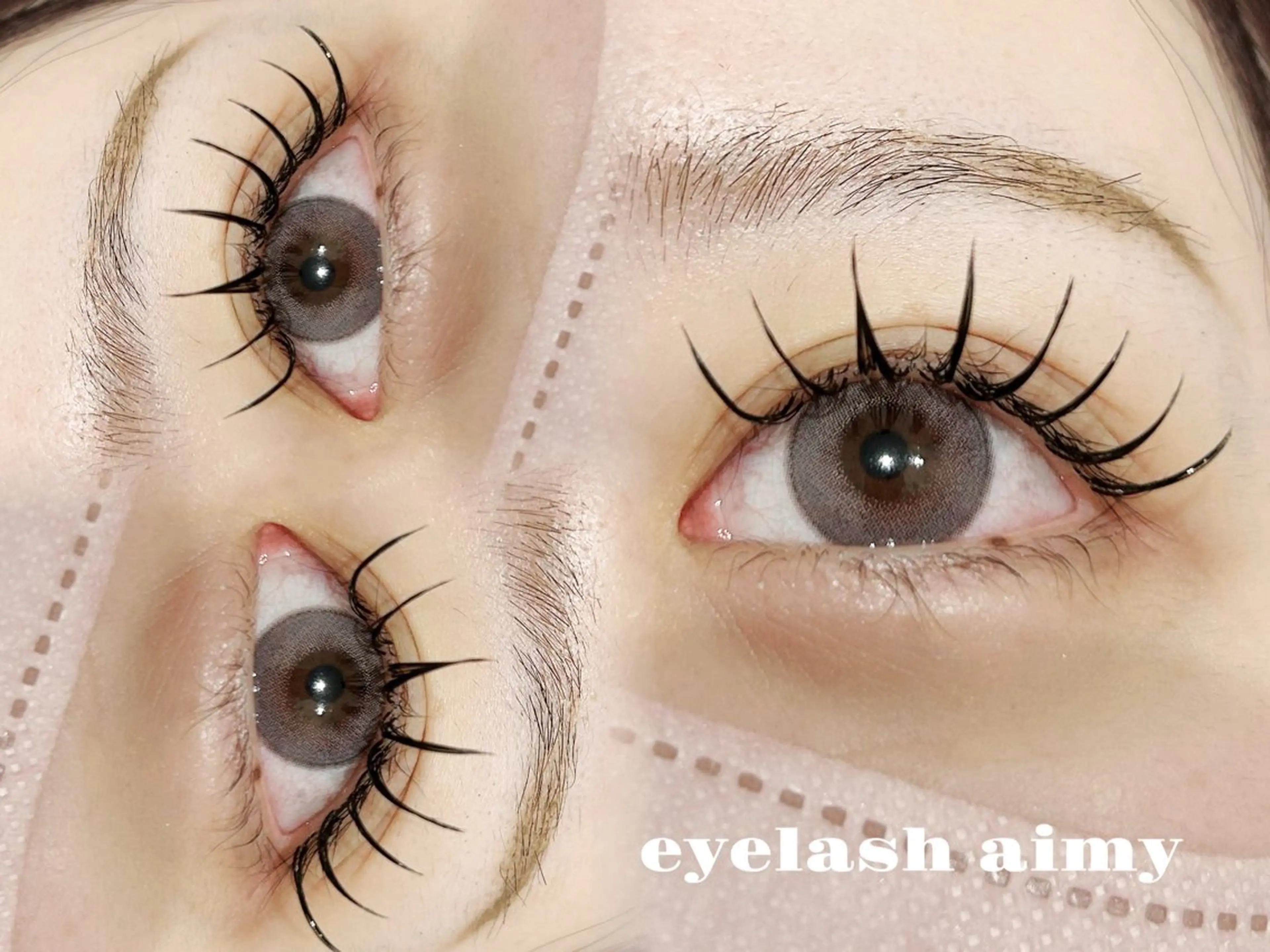 マツエク・マツパ バインドロック aimy 🎀Ayaka🎀のマツエク・マツパデザイン