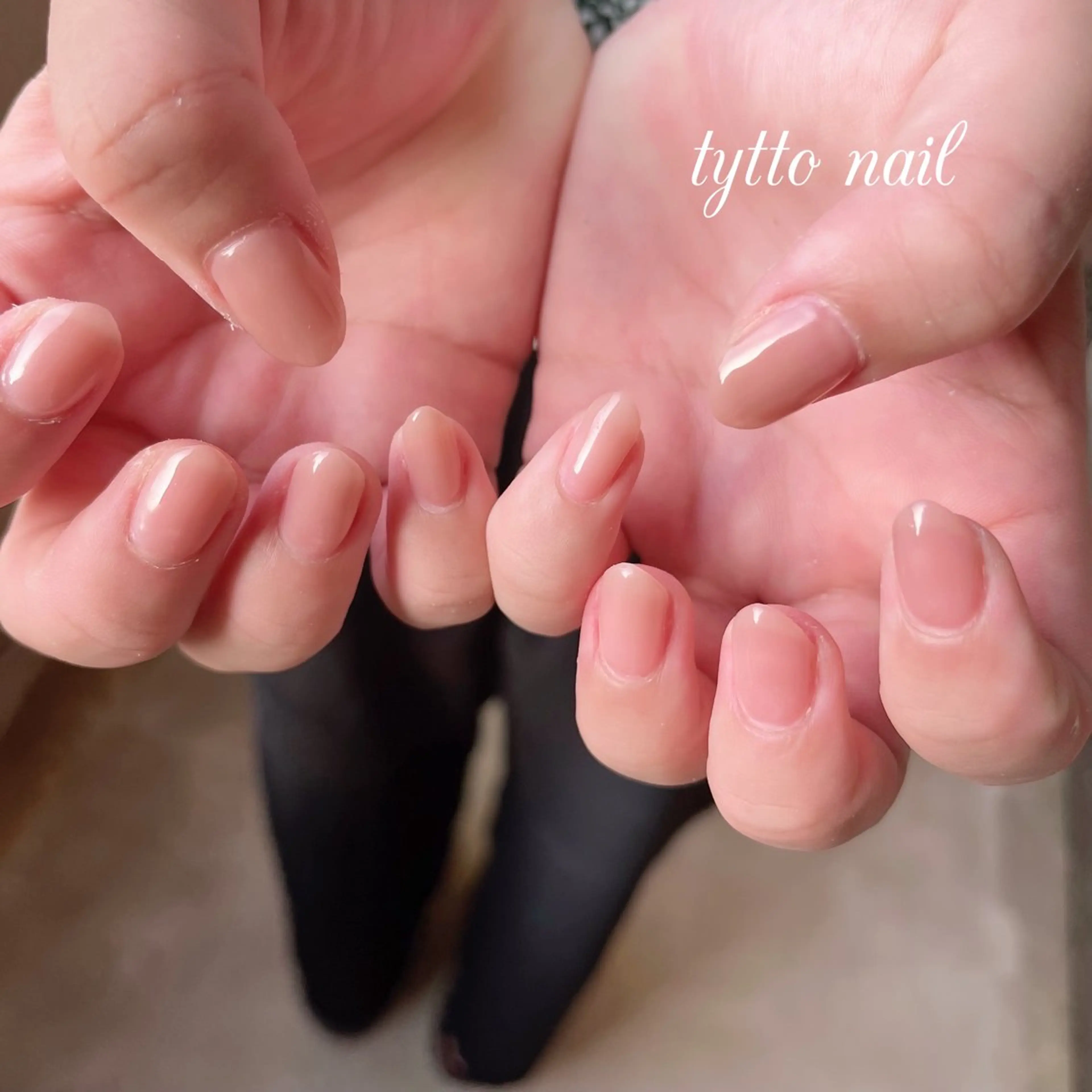 ネイル オフィスネイル ワンカラーネイル シンプルネイル ハンドネイル tytto nail ❤︎‪‪eri‪‪のネイルデザイン