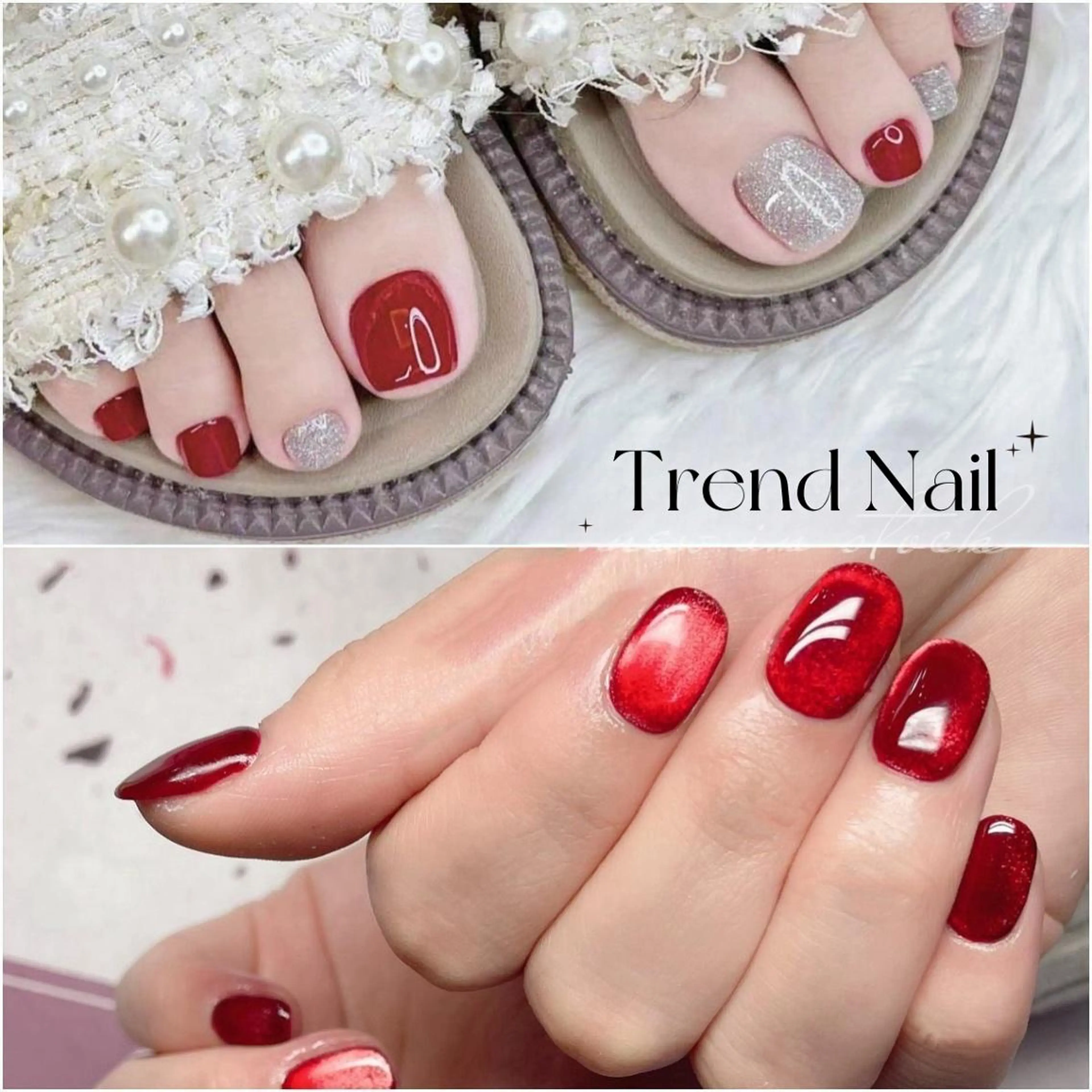 ネイル フットネイル トレンド ネイル スタジオのネイルデザイン