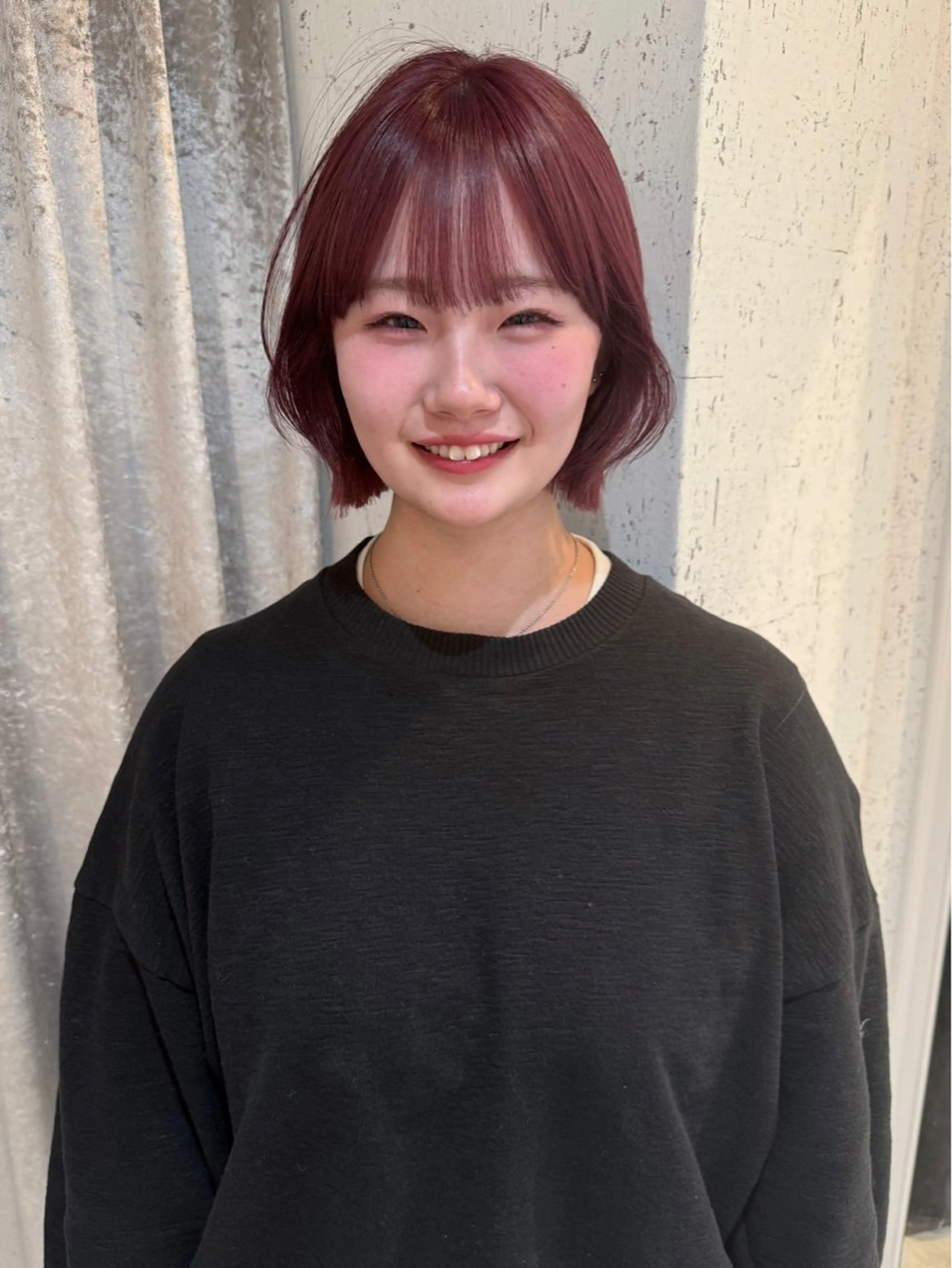 ショート カラー 卒業式のヘアスタイル カット ヘアカラー トリートメント mai / linoah˚✧のヘアスタイル