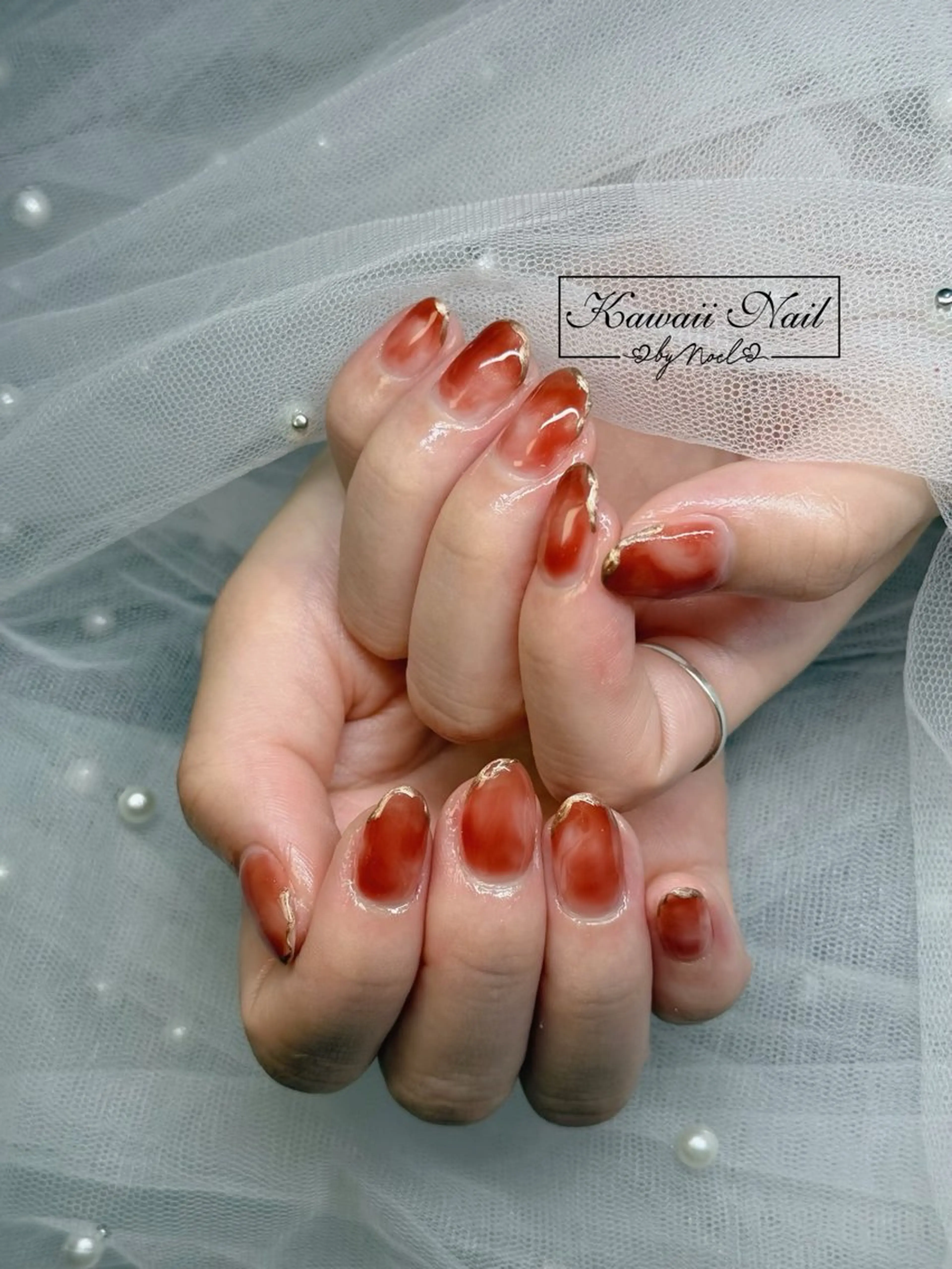 ネイル アートネイル フットネイル フレンチネイル ジェルネイル 韓国ネイル Kawaii Nail Salon所属・YURI NAIL NARITAのネイルデザイン