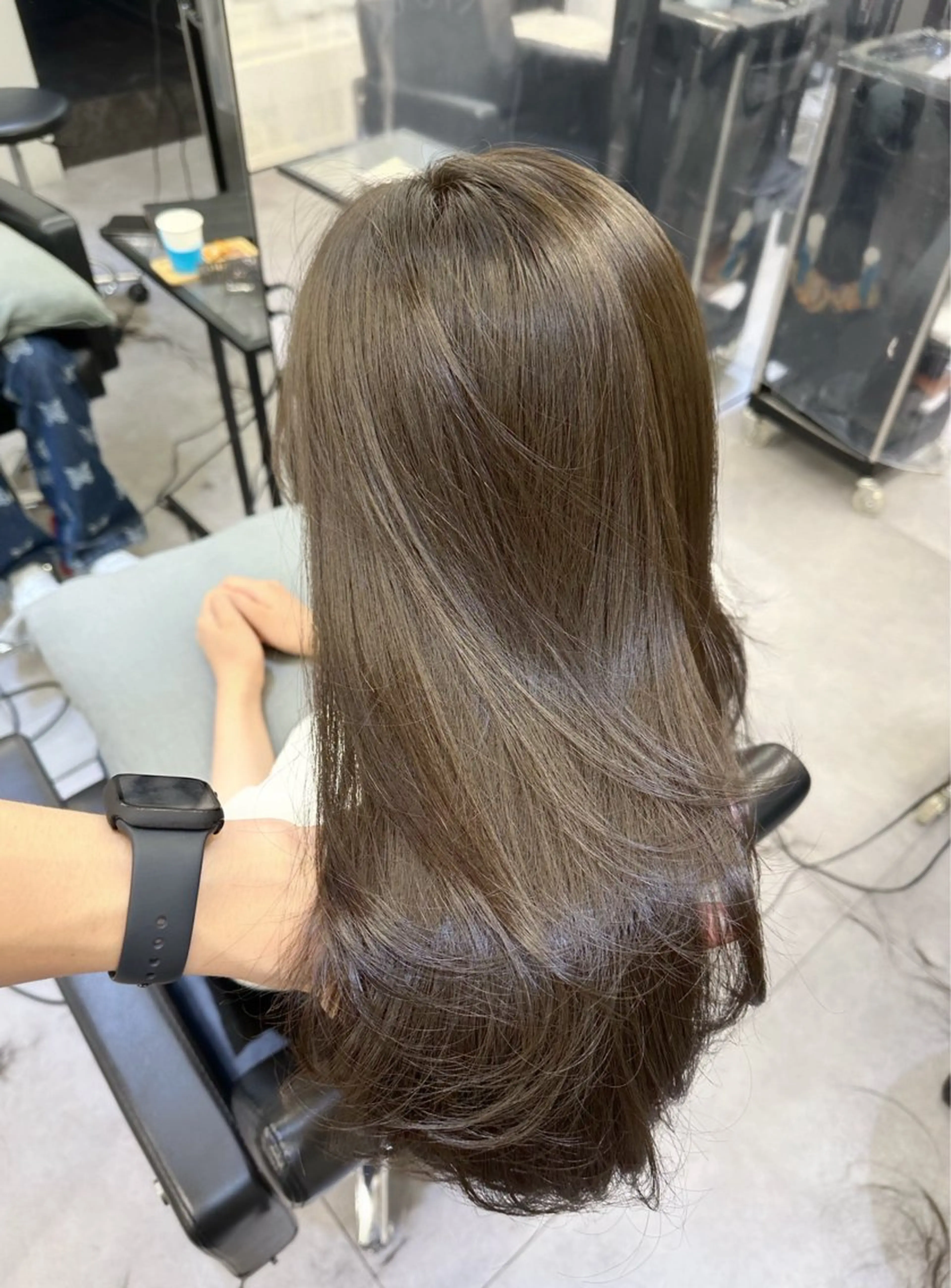 ロング カラー ヘアカラー elu by AHNKISM所属・艶髪/ 透明感カラーのヘアスタイル