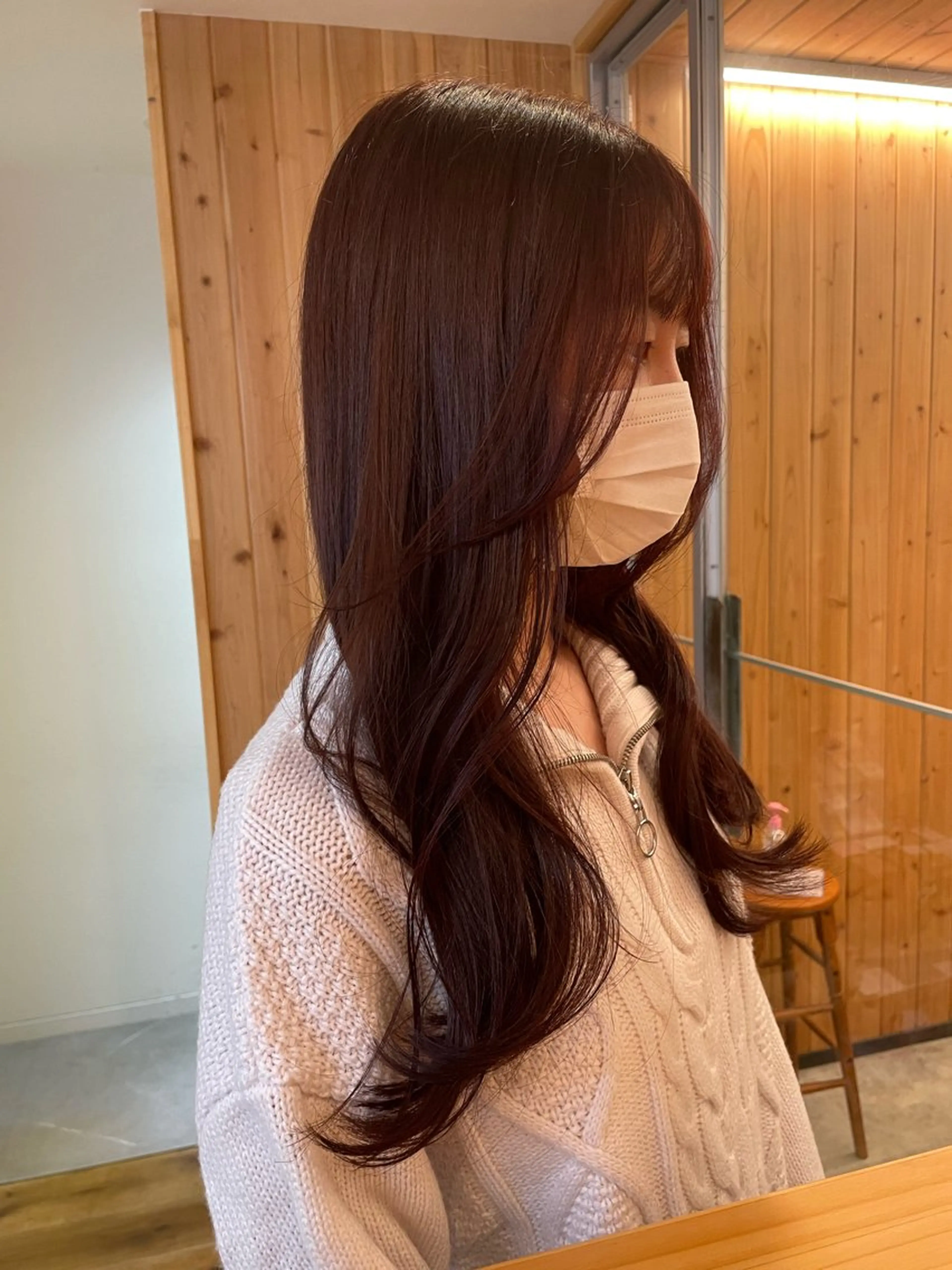 ロング カラー lift by mag所属・ユナ ナチュラル／透明感のヘアスタイル