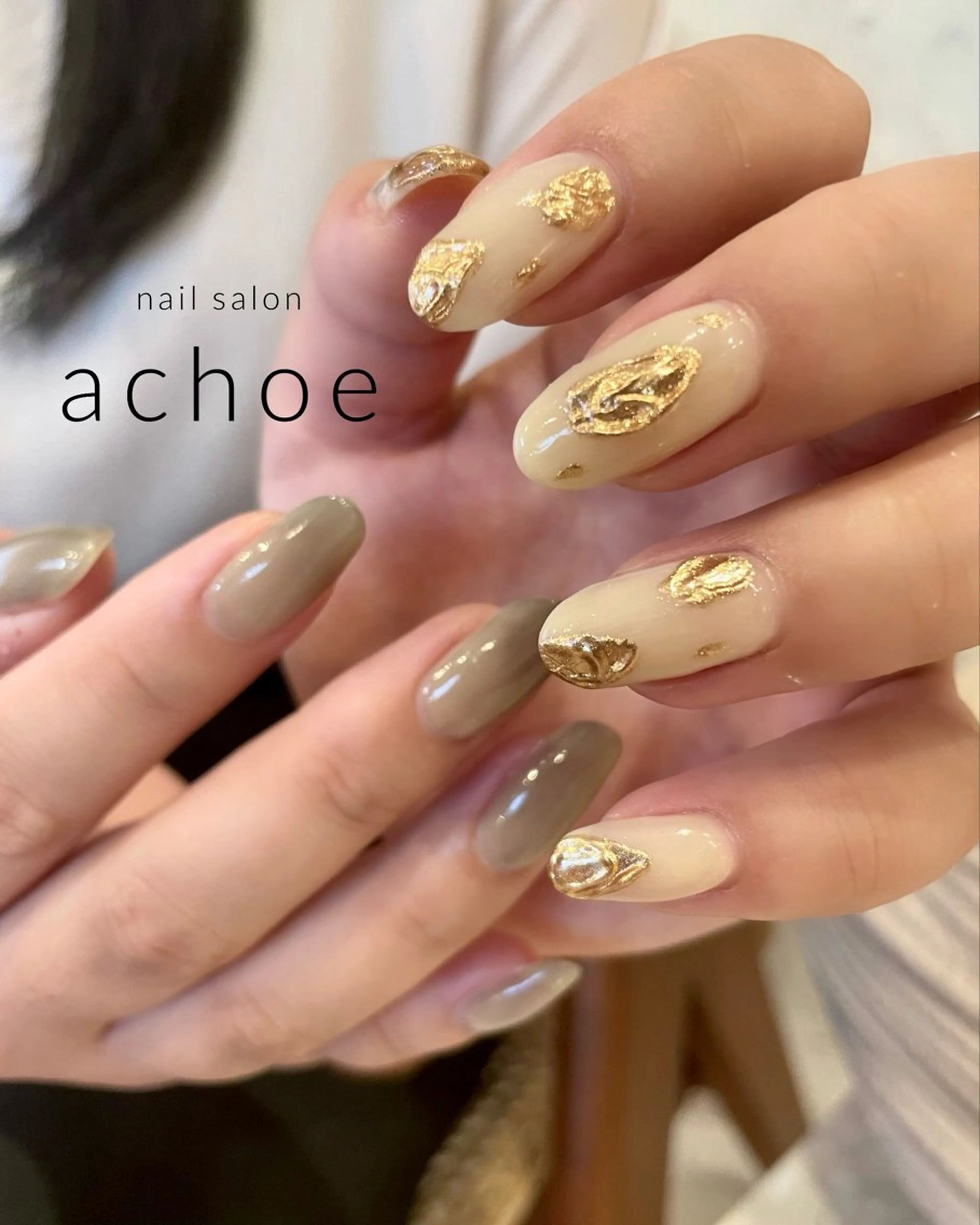 ネイル ハンドネイル "achoe" コエ HARUNAのネイルデザイン