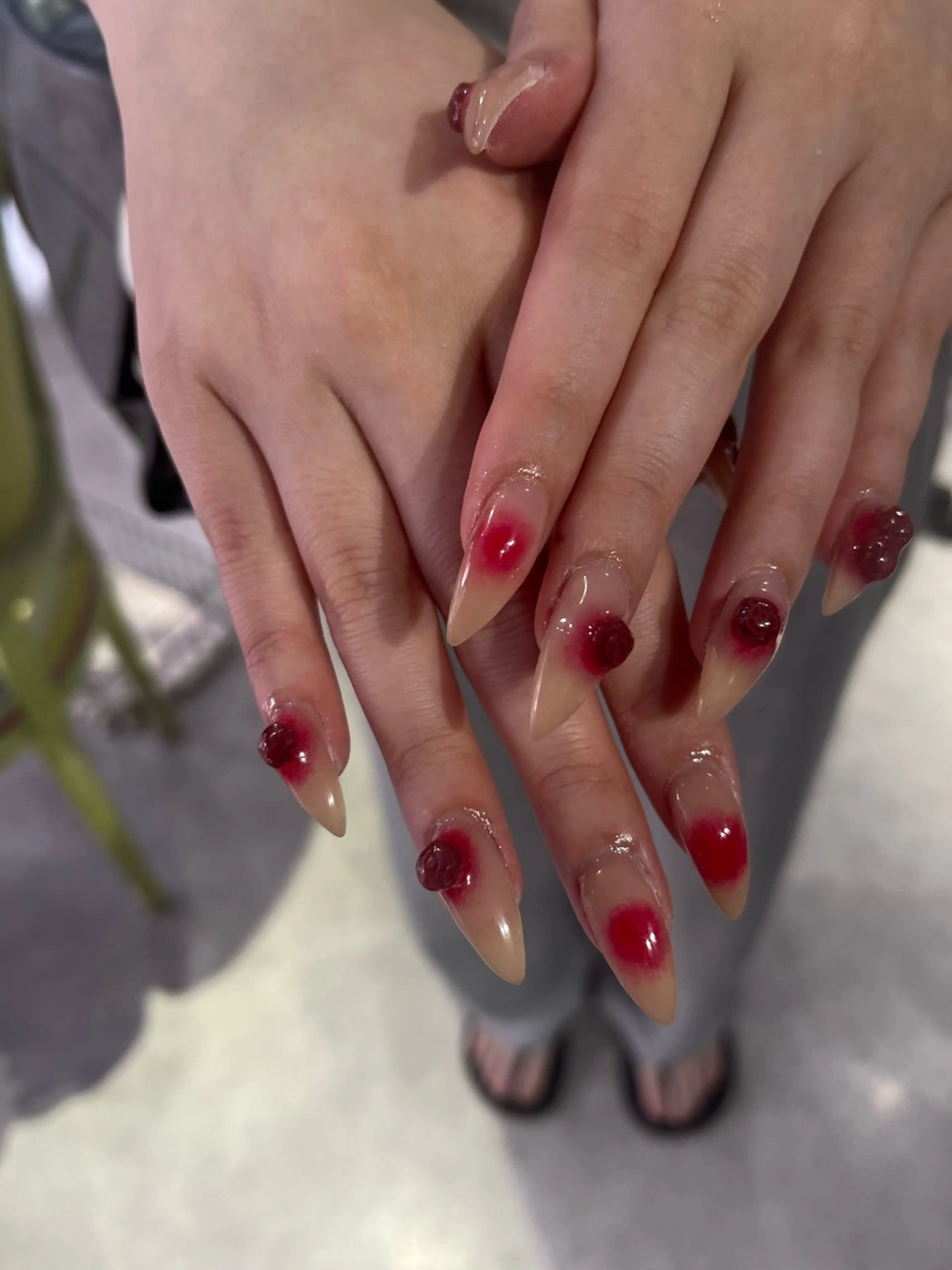 ネイル ハンドネイル フットネイル 小川 柚香のネイルデザイン