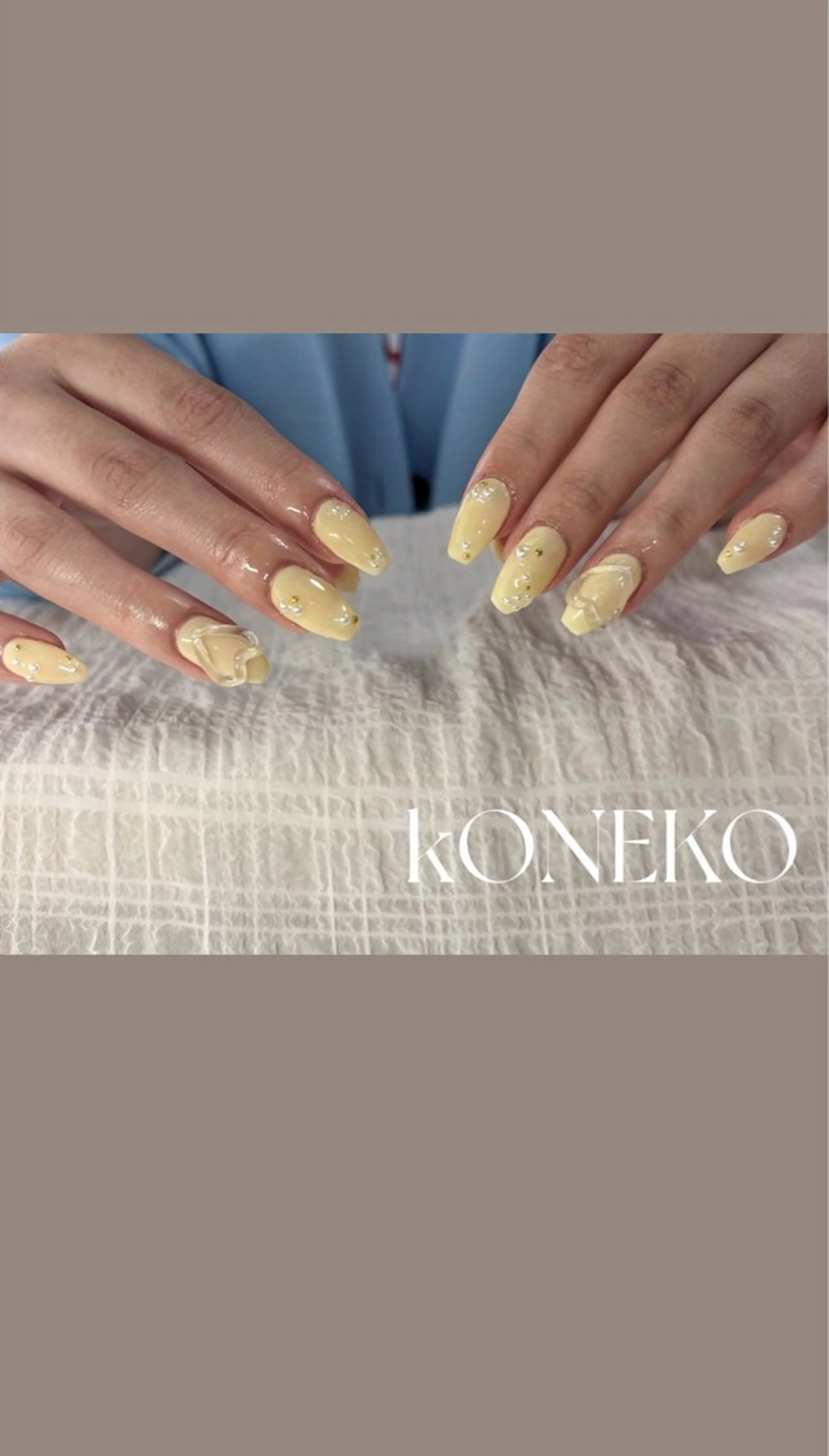 ネイル ハンドネイル コネコネイルサロン モデル用のネイルデザイン
